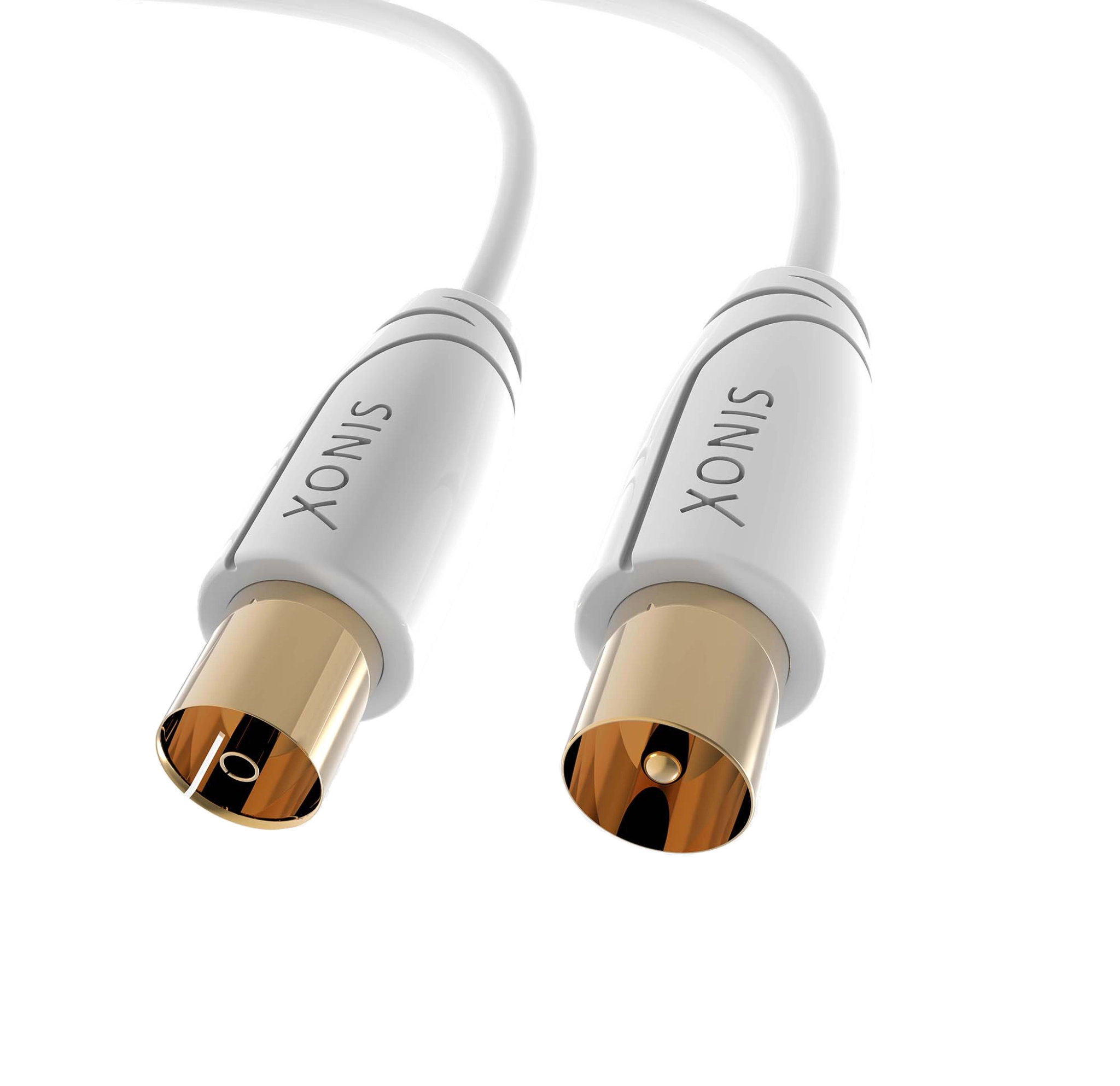 Sinox 70dB Antenna Cable. 1m. White
