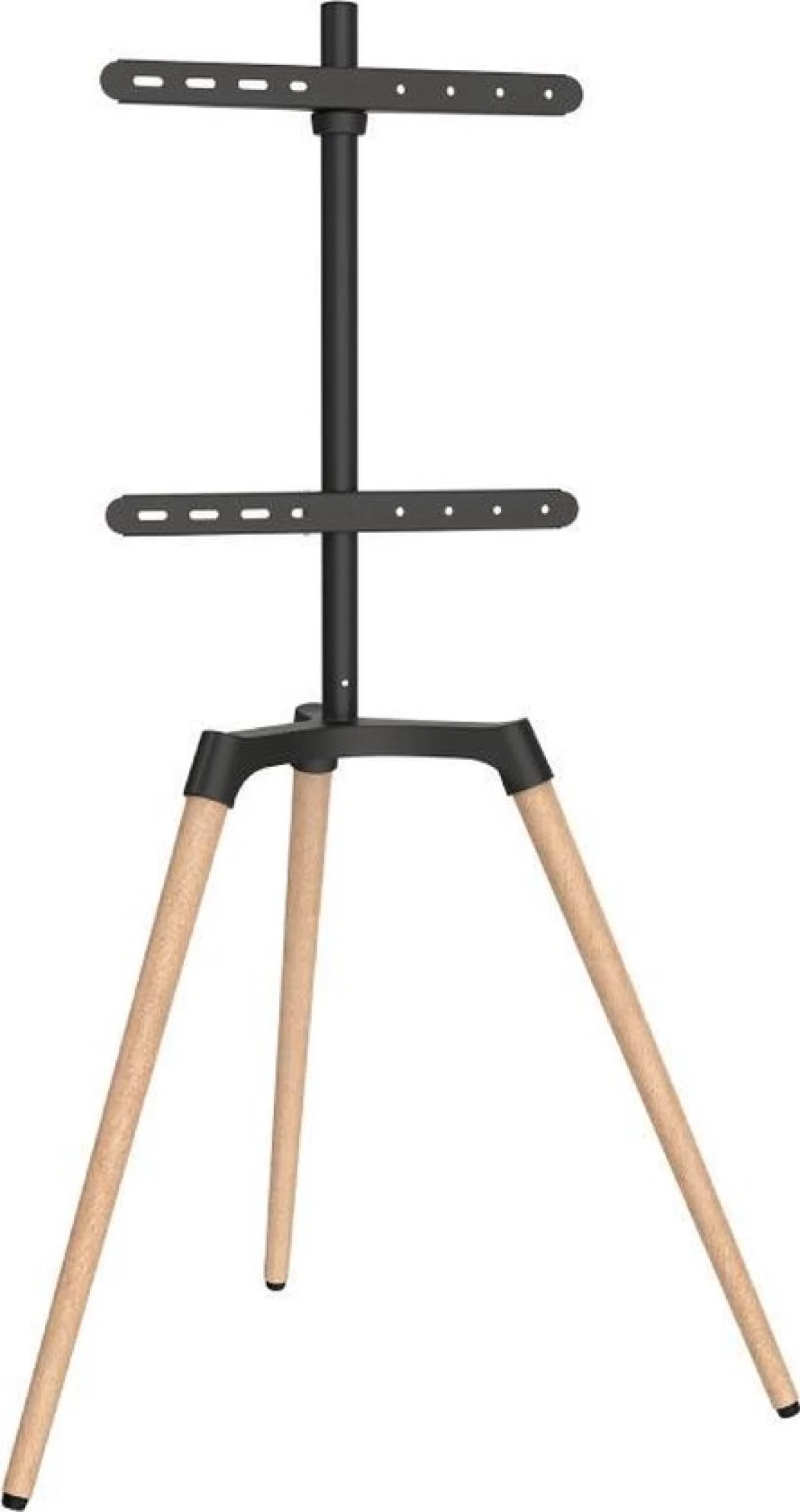 Tripod TV Floor Stand. 42"-65". Black & Beech