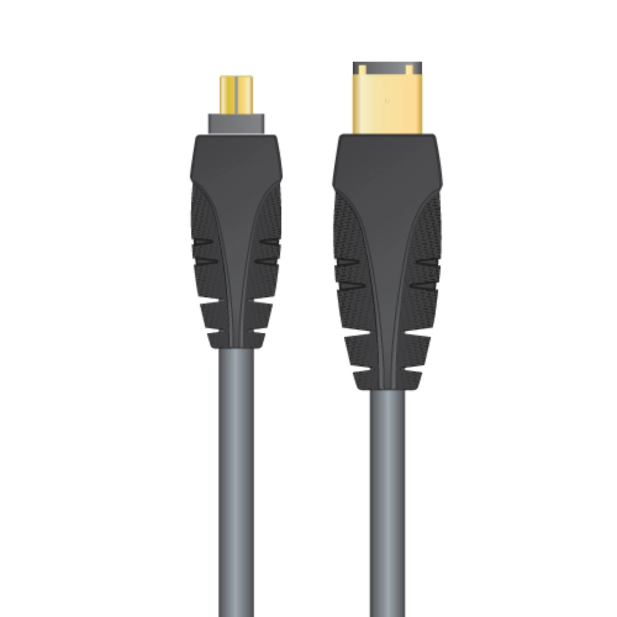 Sinox Firewire Cable. 2m. Grey/Black