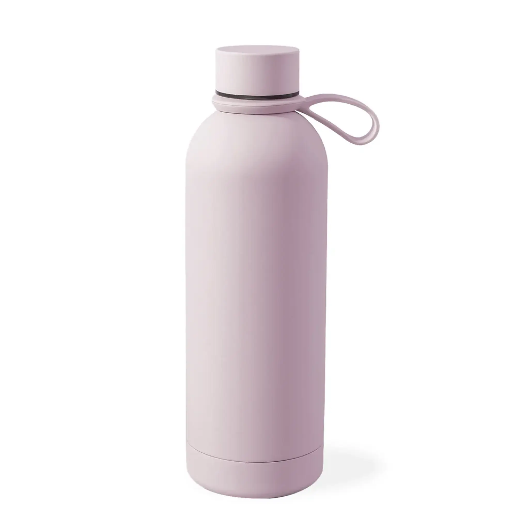 Puro »Hydro 7« lufttæt, isoleret vandflaske, 750 ml, rustfrit stål, soft-touch-overflade. Lyserød