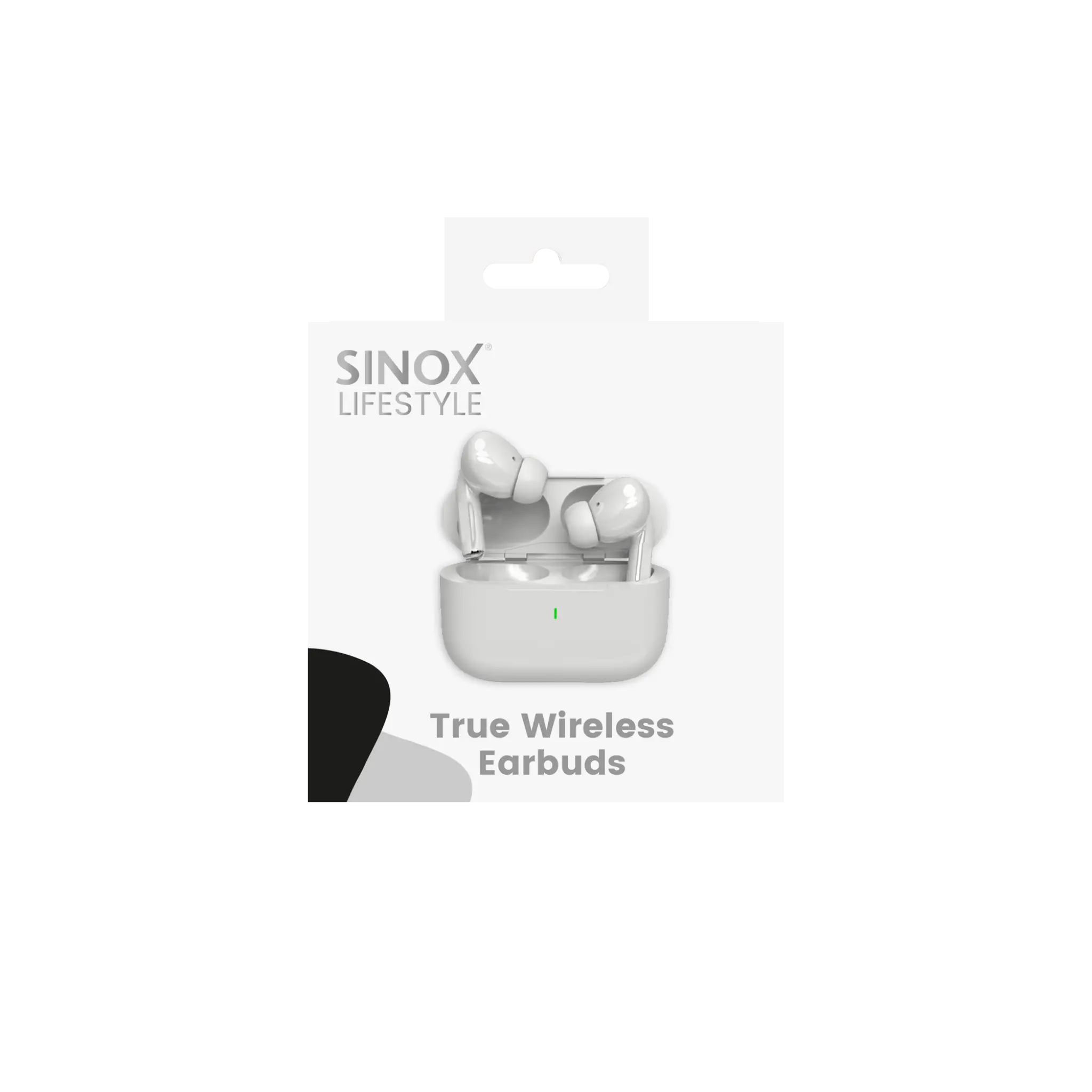 Sinox Lifestyle True Wireless Stereo headset. Hvid