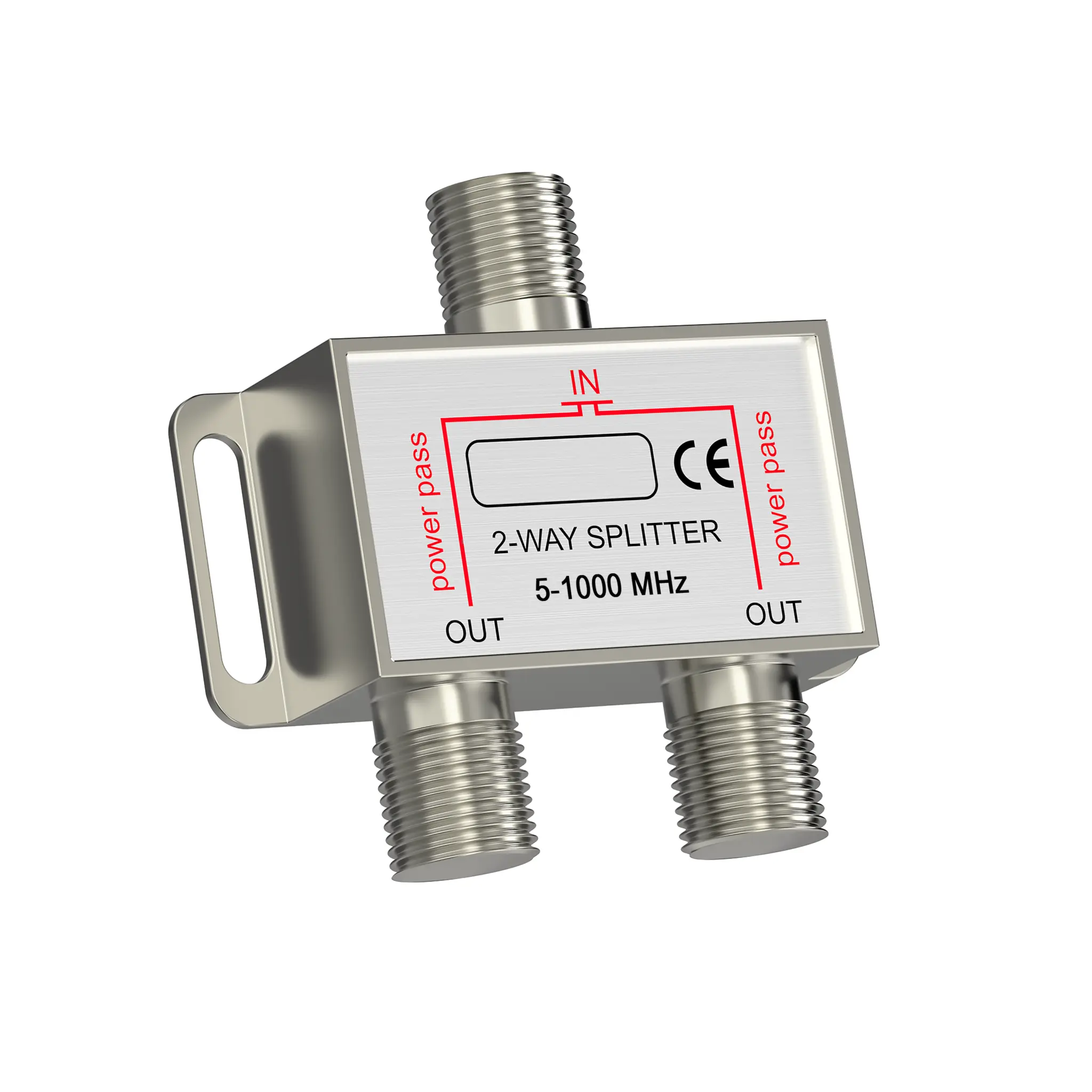Sinox Antenna Splitter with F-connector. 3 F-connectors included