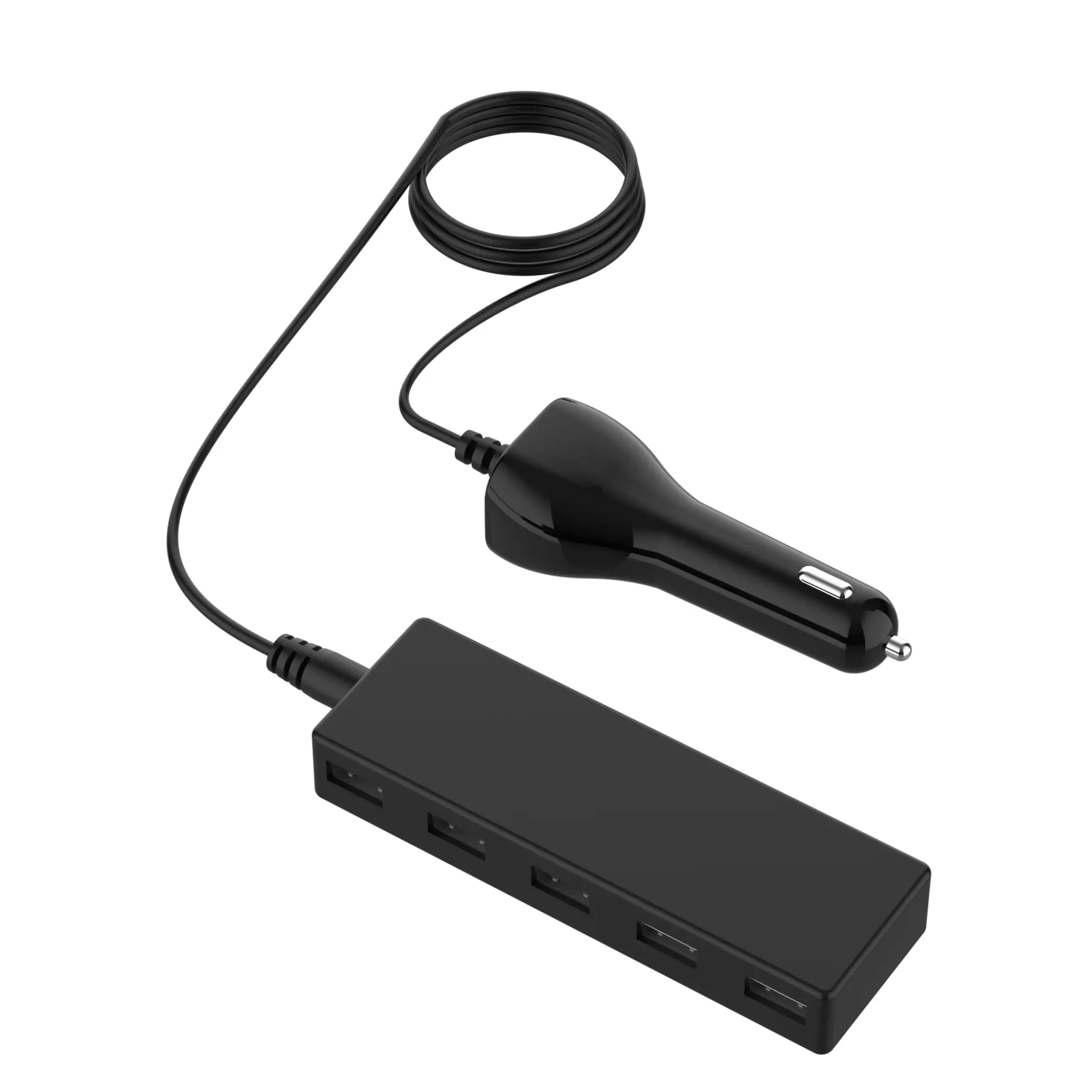 Sinox 12V USB A Car Charger. 7.2A. 1.5m. Black