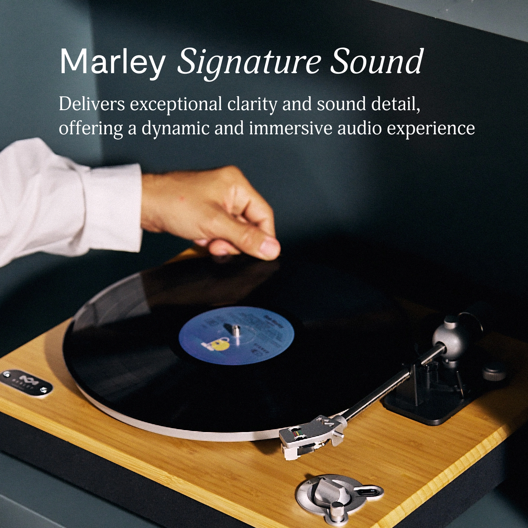 Marley Stir It Up Wireless 2 pladespiller. Sort