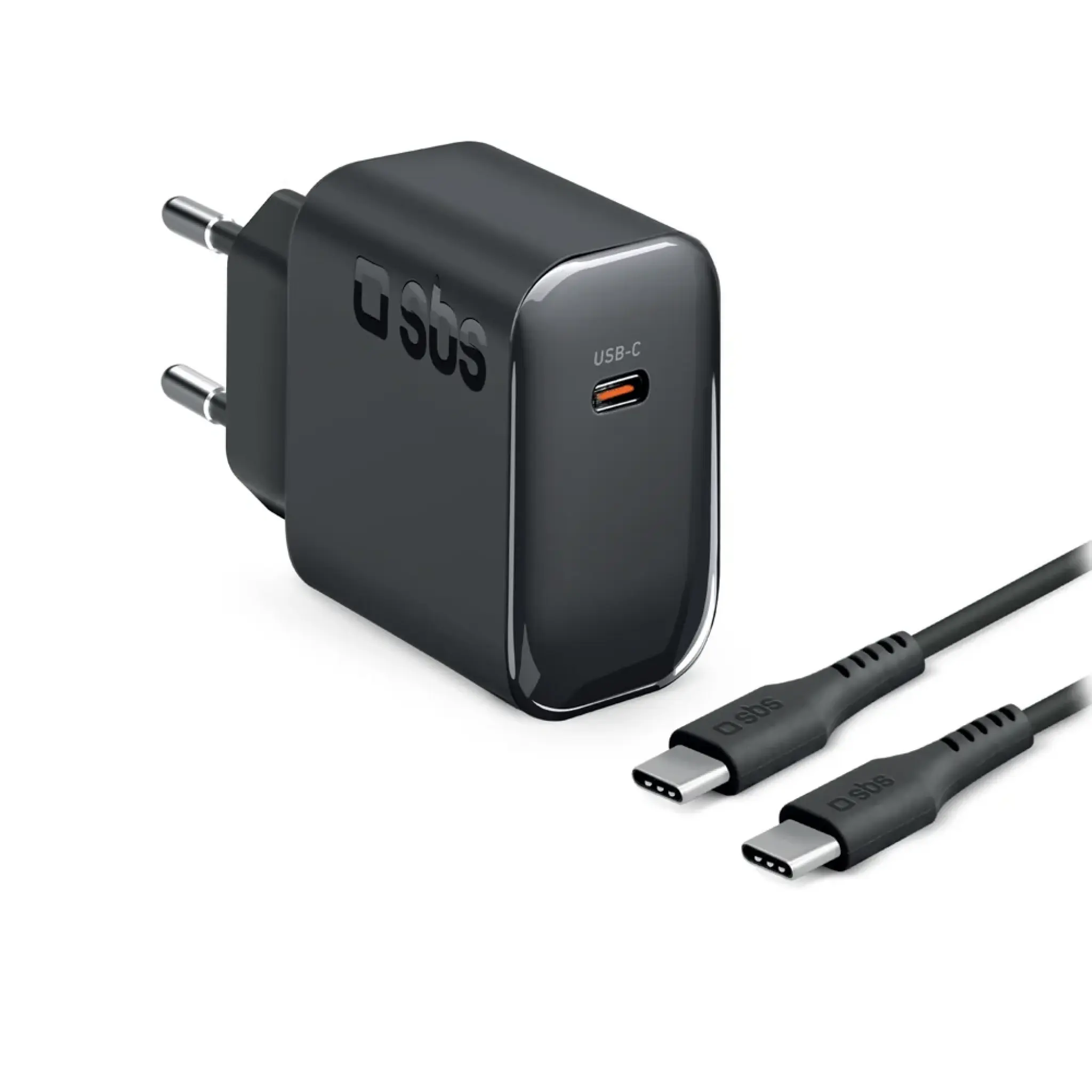SBS opladersæt 45 W, sort