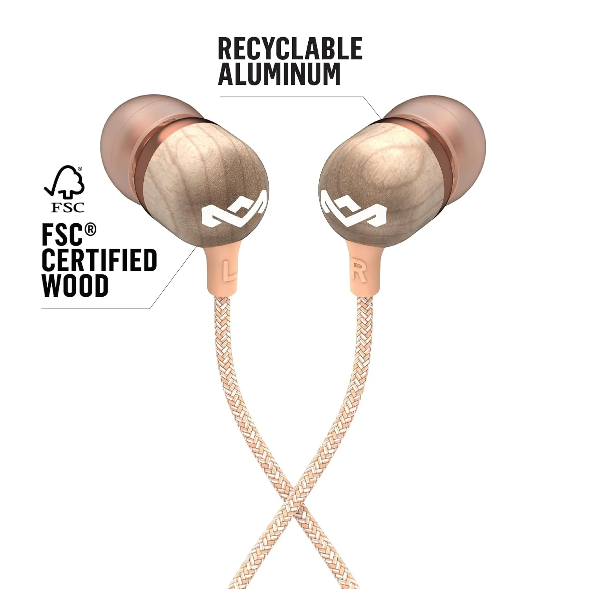 Marley Smile Jamaica In-Ear-hovedtelefoner. Kobber