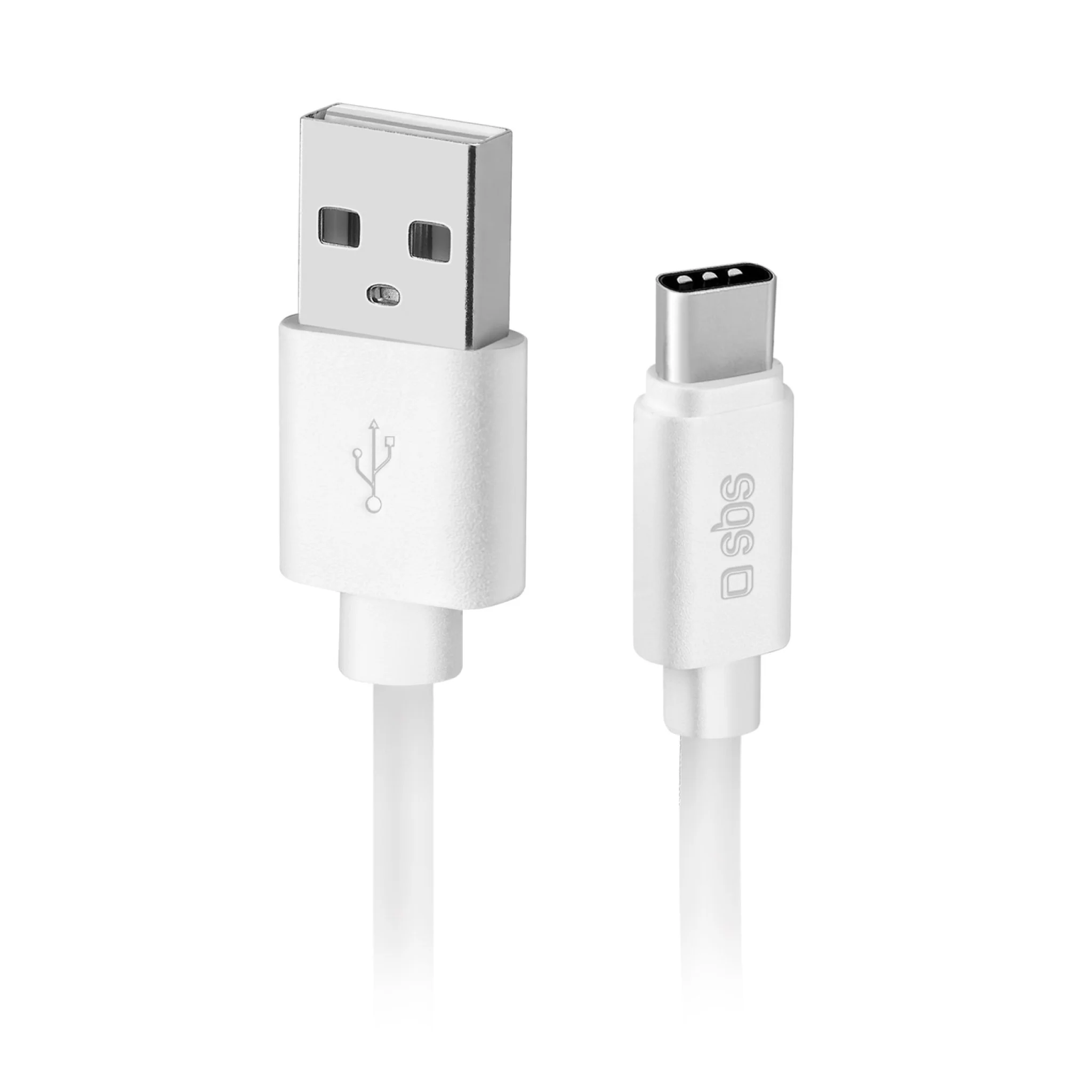 SBS Polo Collection Data and Charging Cable USB 2.0 - USB C. 1m. White