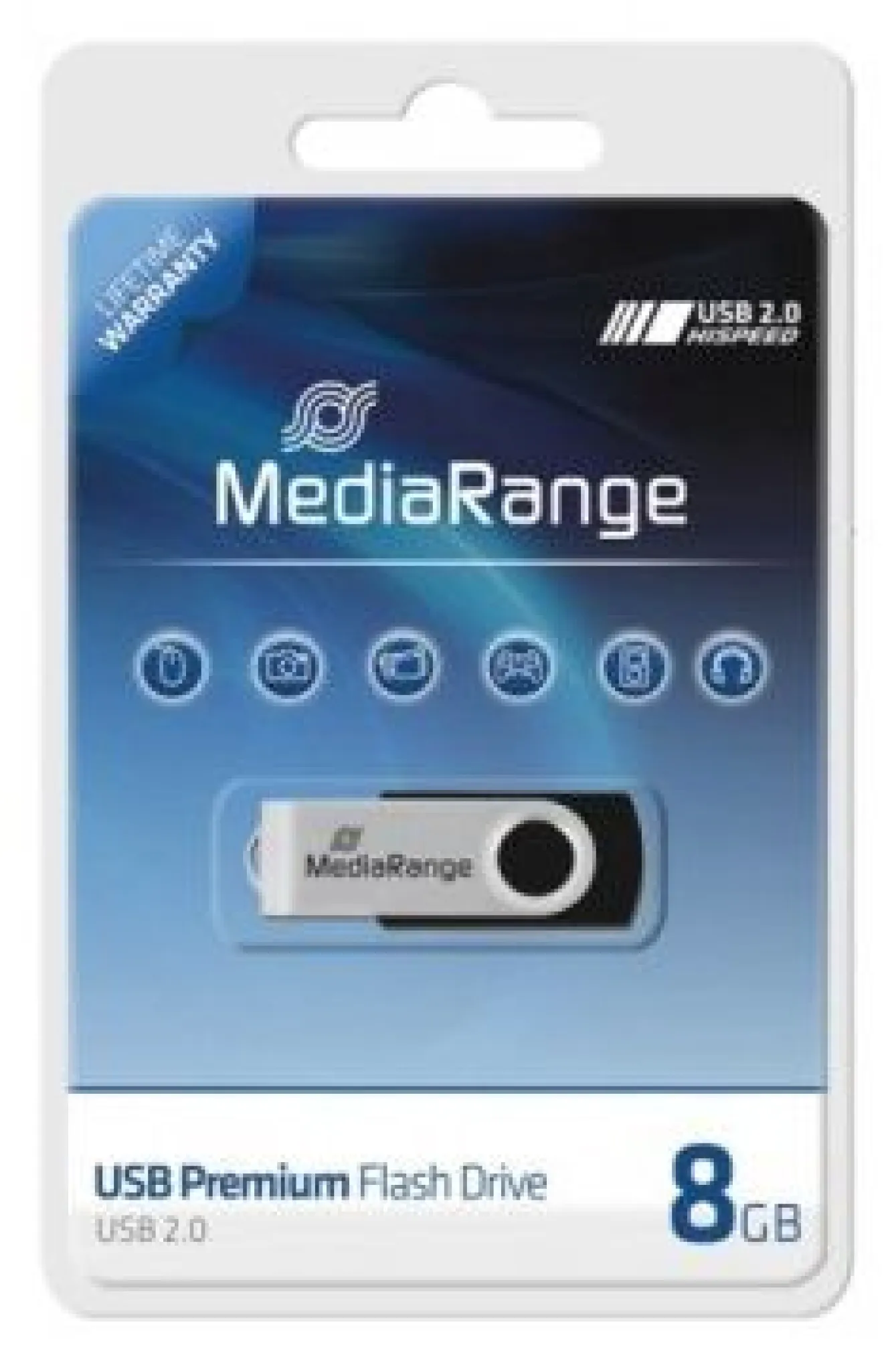 MediaRange USB 2.0 Premium Flash Drive 8GB