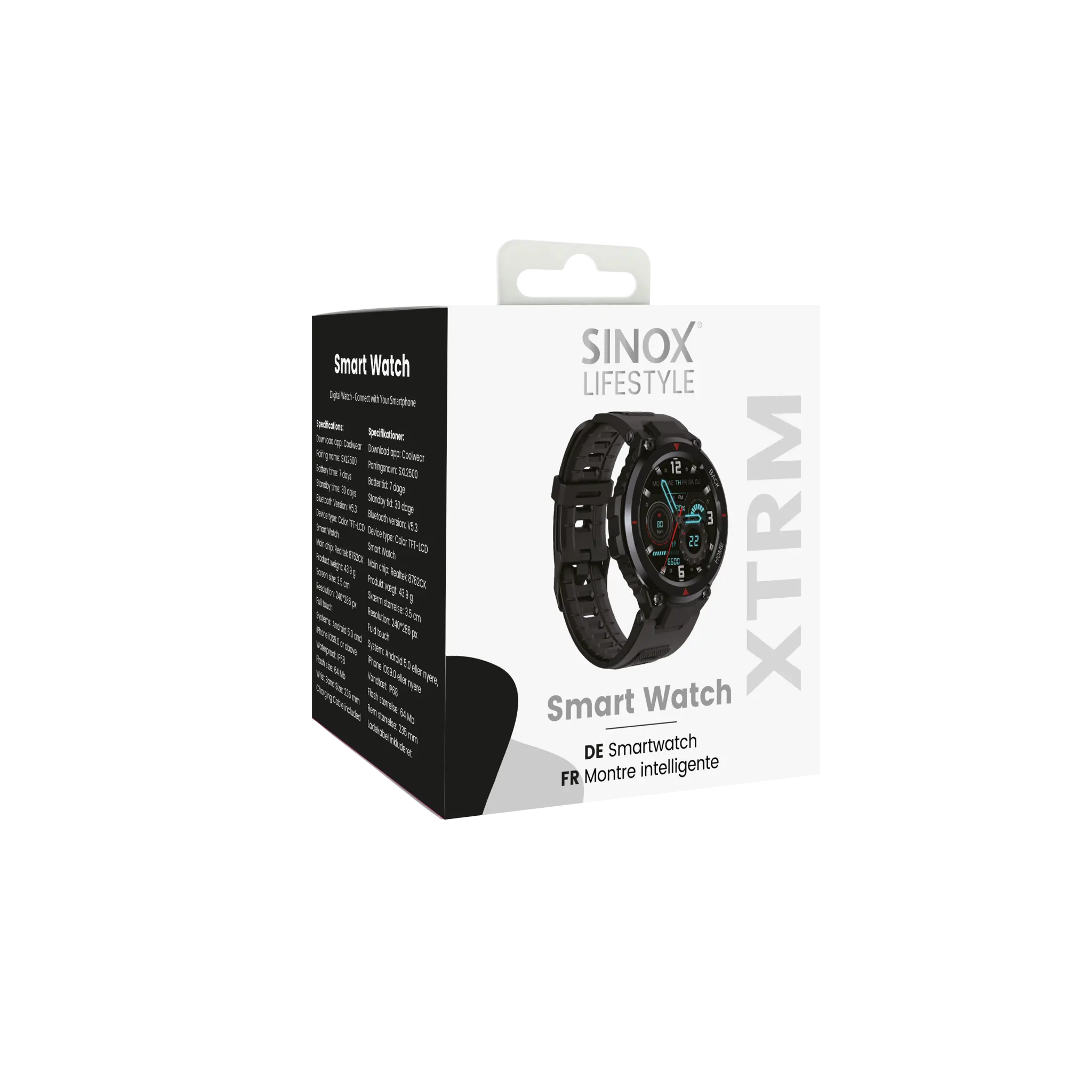 Sinox Lifestyle XTRM smartwatch. Sort
