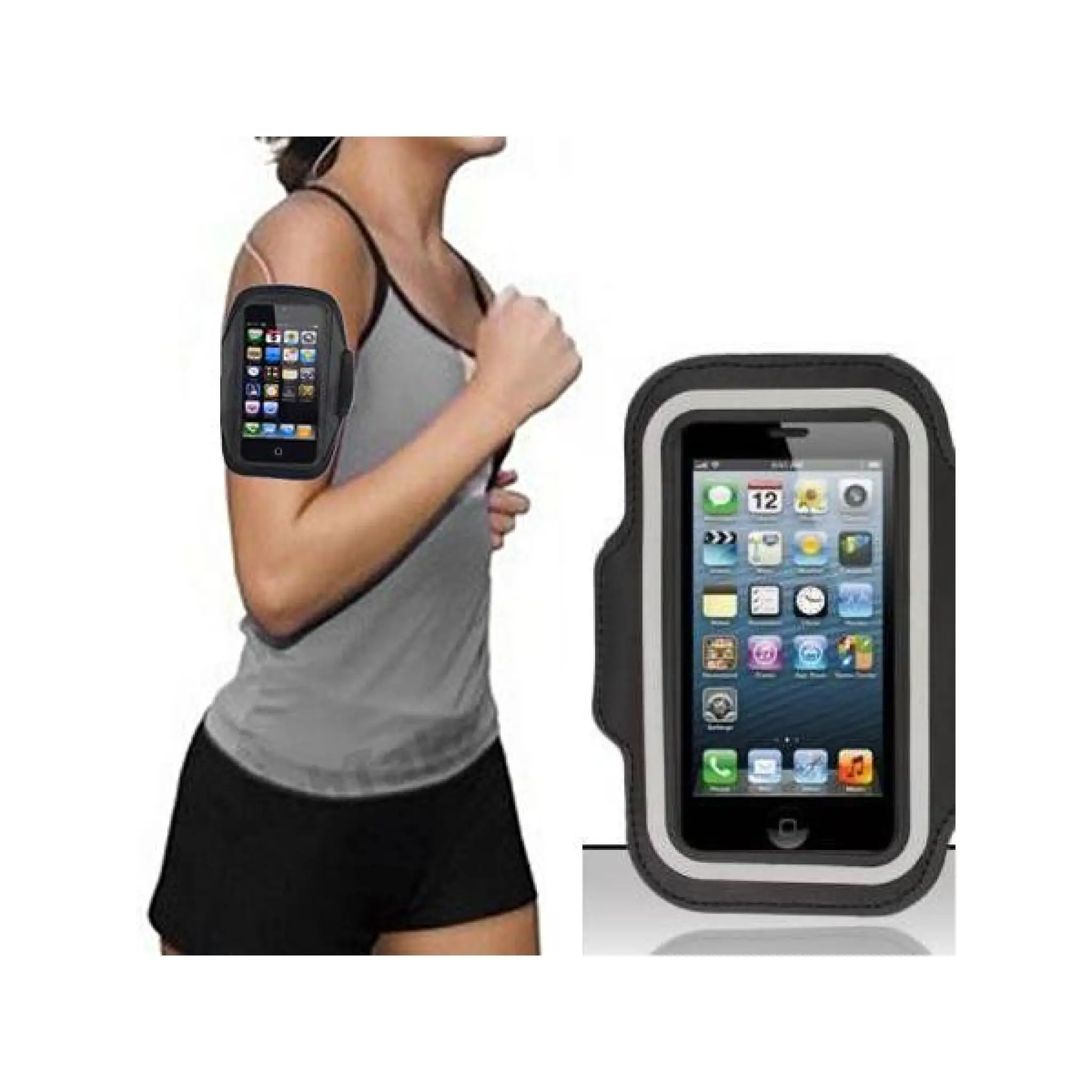 Sinox sports armband for iPhone. Black