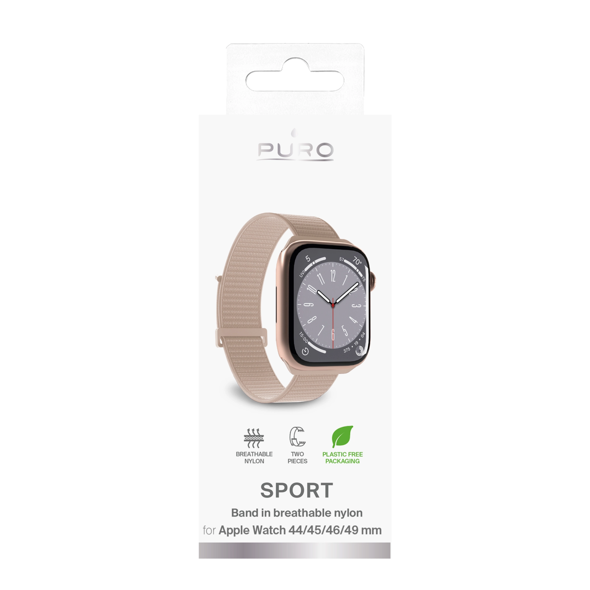 PURO Sport Strap for Apple Watch 42/44/45/49mm