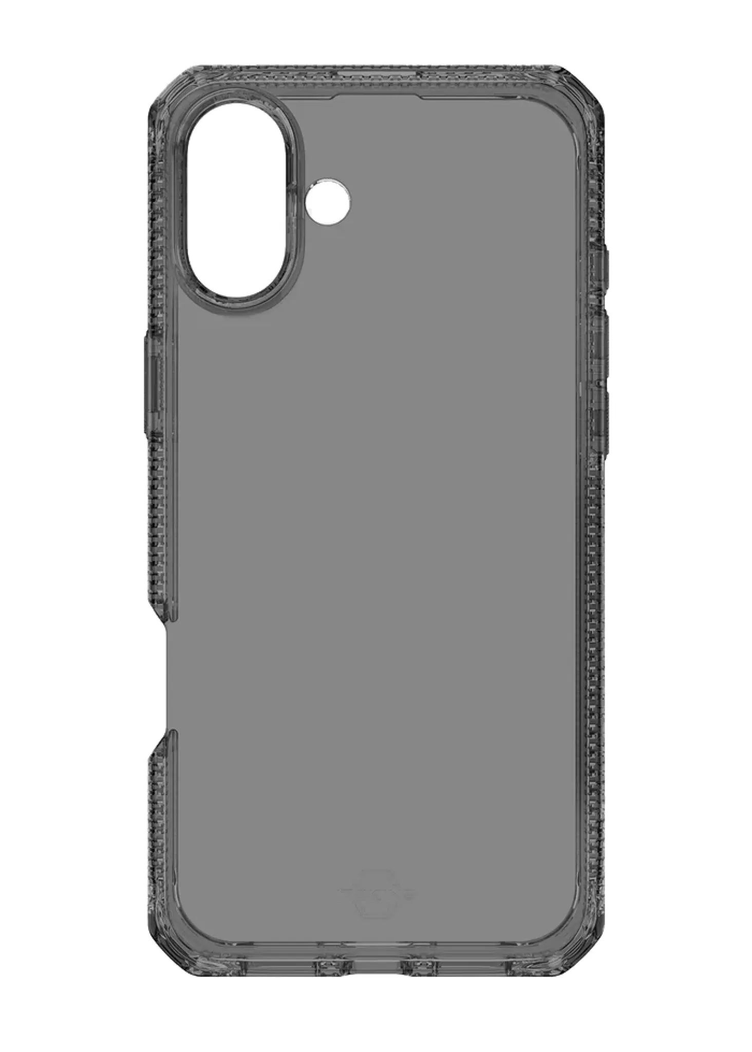 ITSKINS SPECTRUM CLEAR cover for iPhone 16®. Smoke