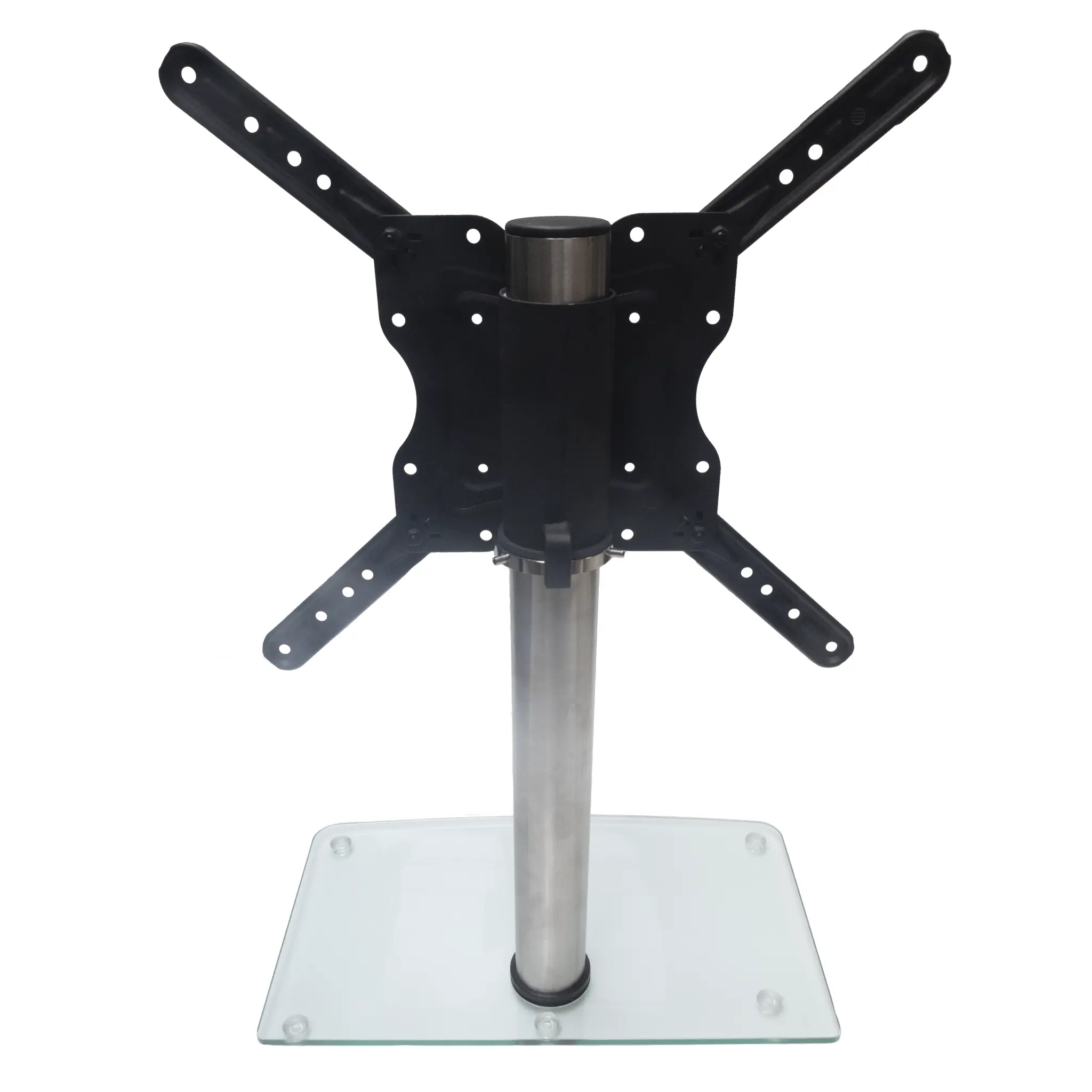 Sinox StandView TV Desk Mount with rotatable top. 26"-55". Alu finish