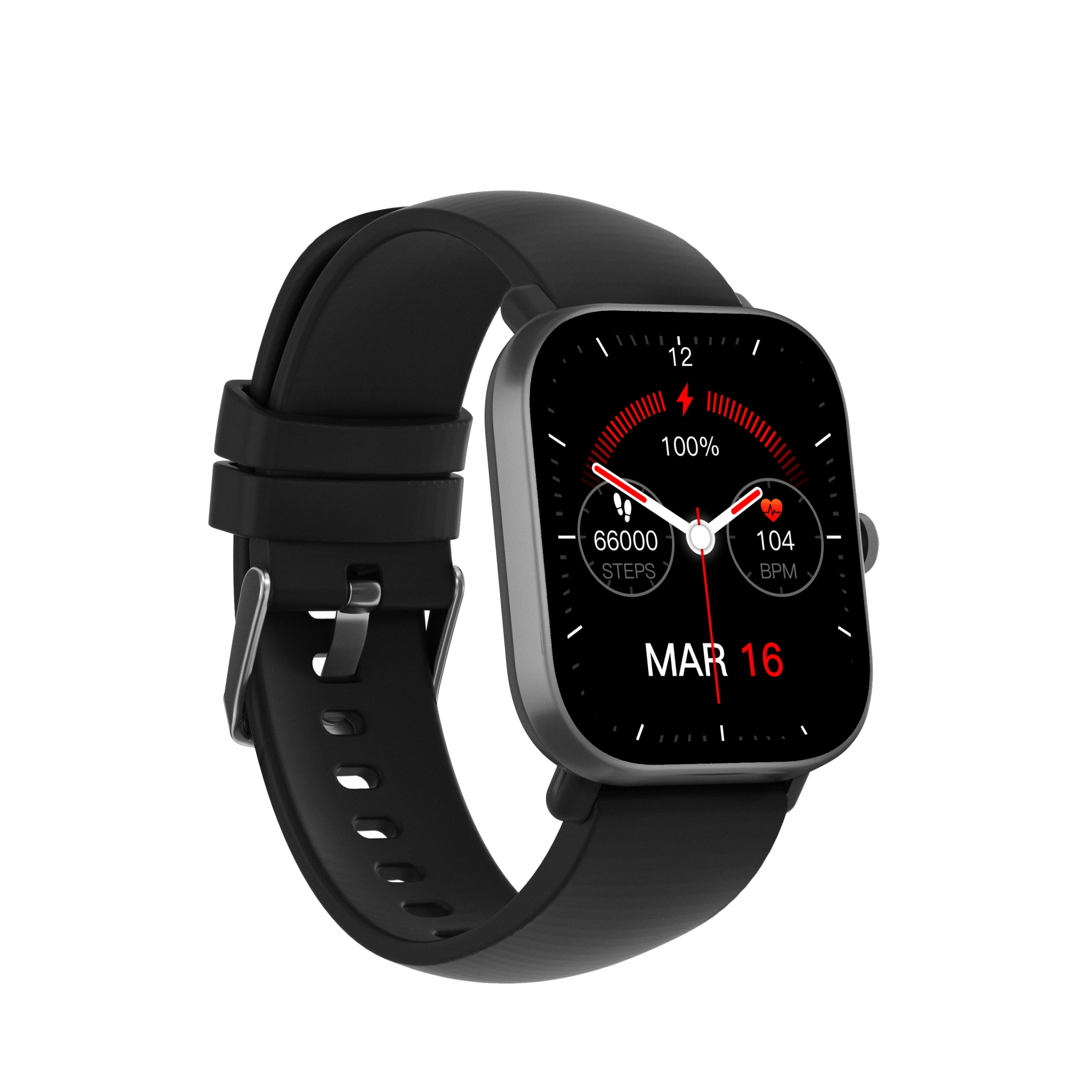 Sinox Lifestyle SQUARE Smartwatch. Sort