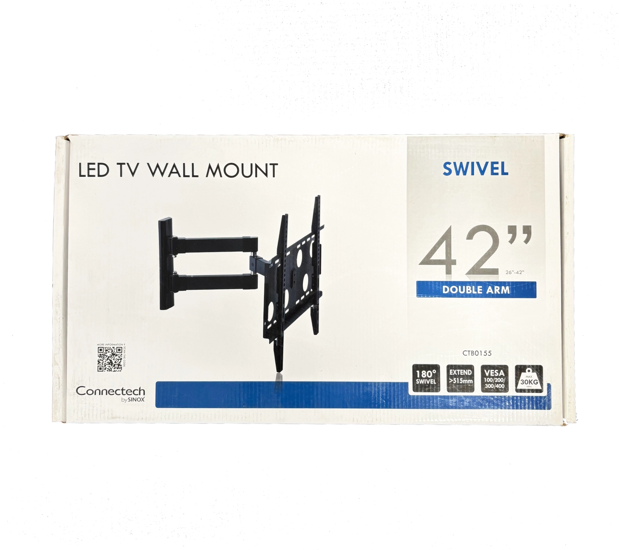 Connectech TV Wall Mount. 26"-42". Black