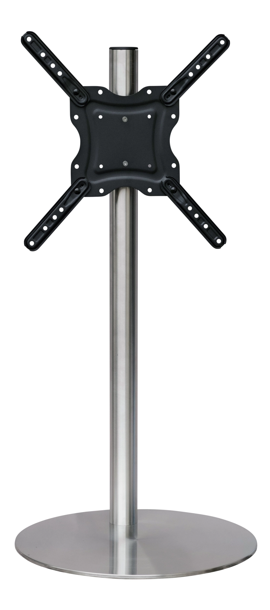 Sinox StandView TV Floor Mount with rotatable top. 26"-65". Alu finish