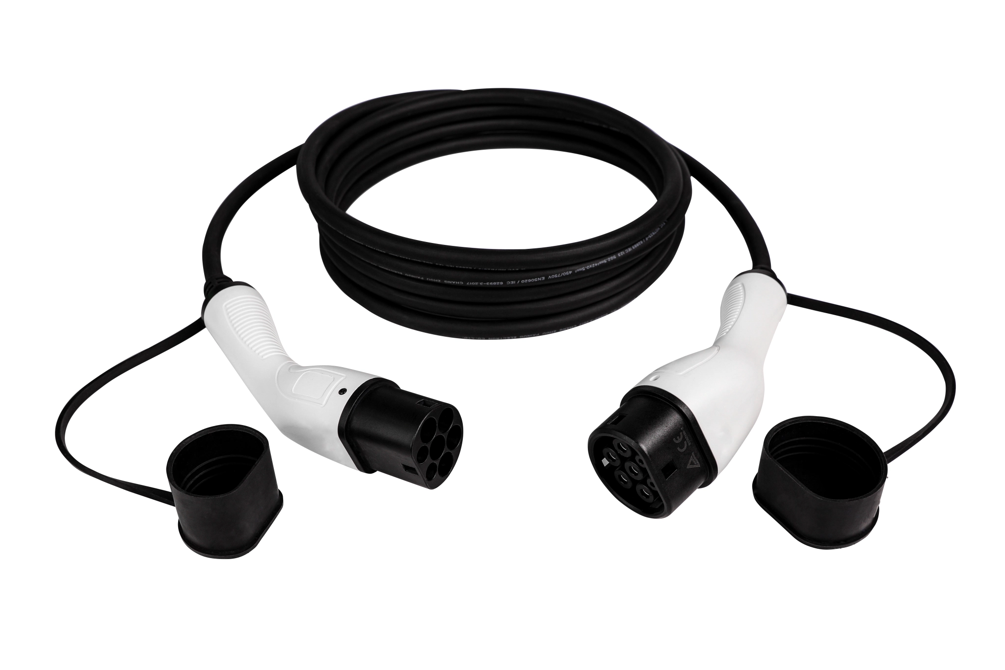 Sinox EV Charging Cable Mode 3. 16A 3 phases. 5m. Black
