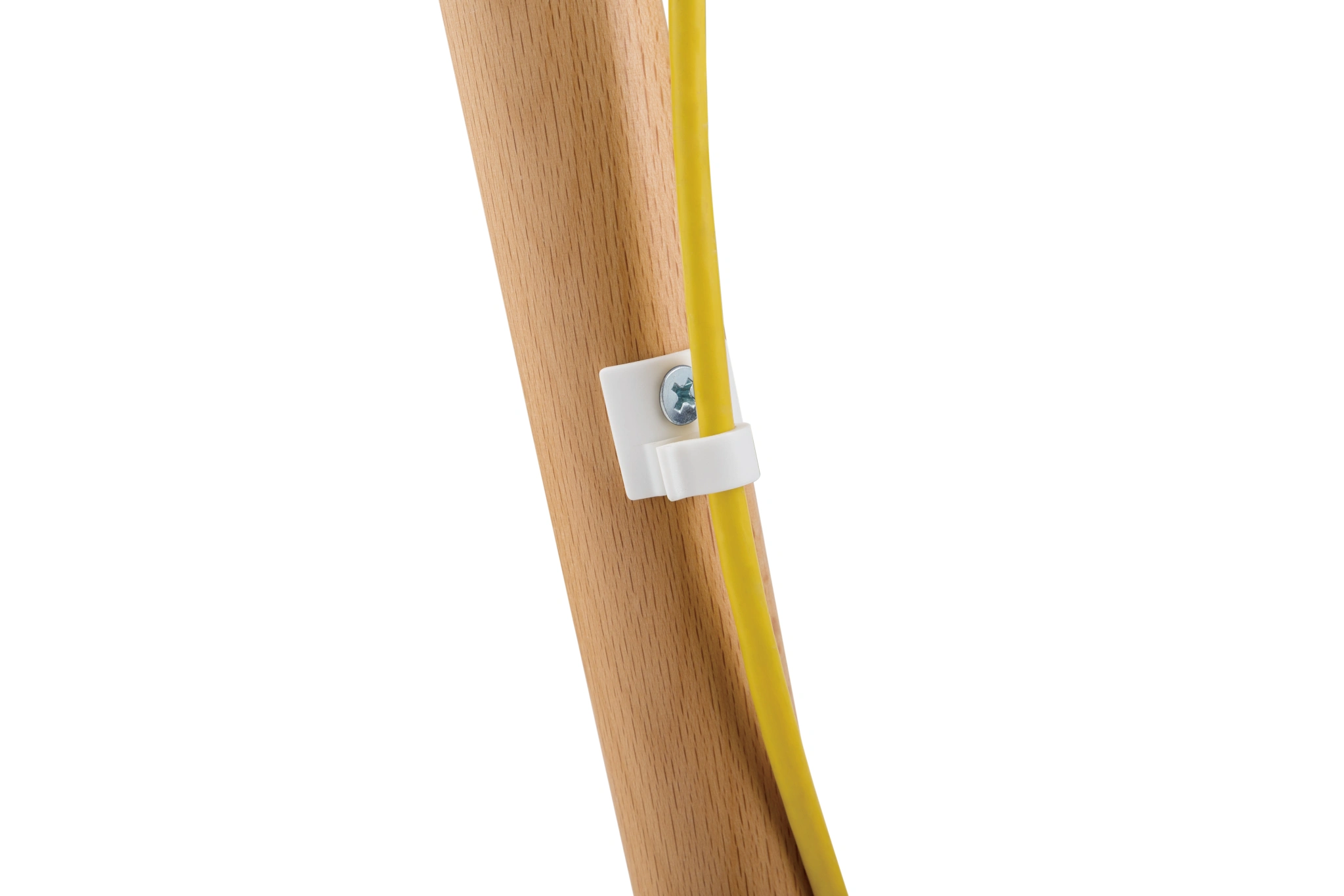 Sinox Quadrupod TV Floor Stand. 60"-75". White & Beech