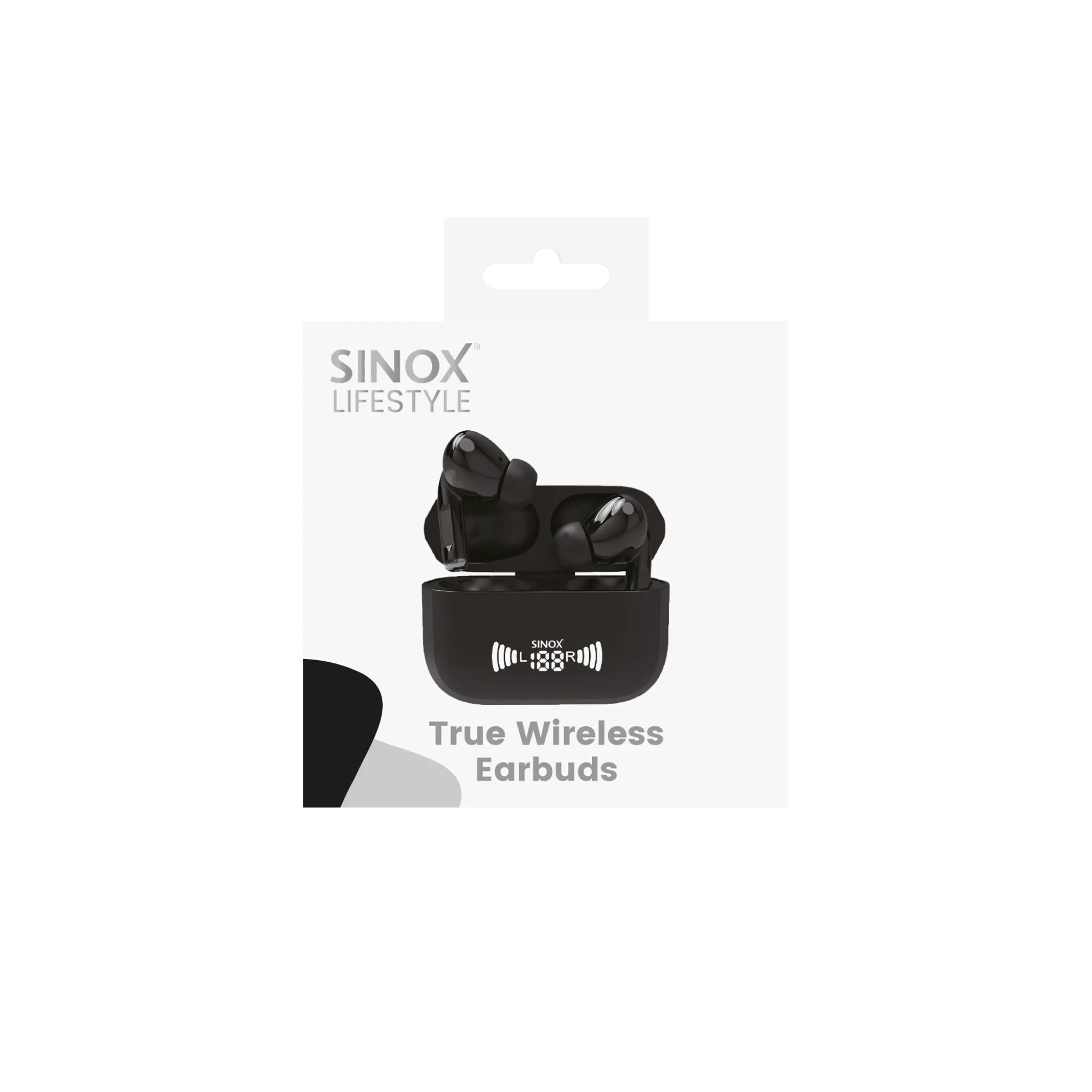 Sinox Lifestyle TWS Earbuds. Black