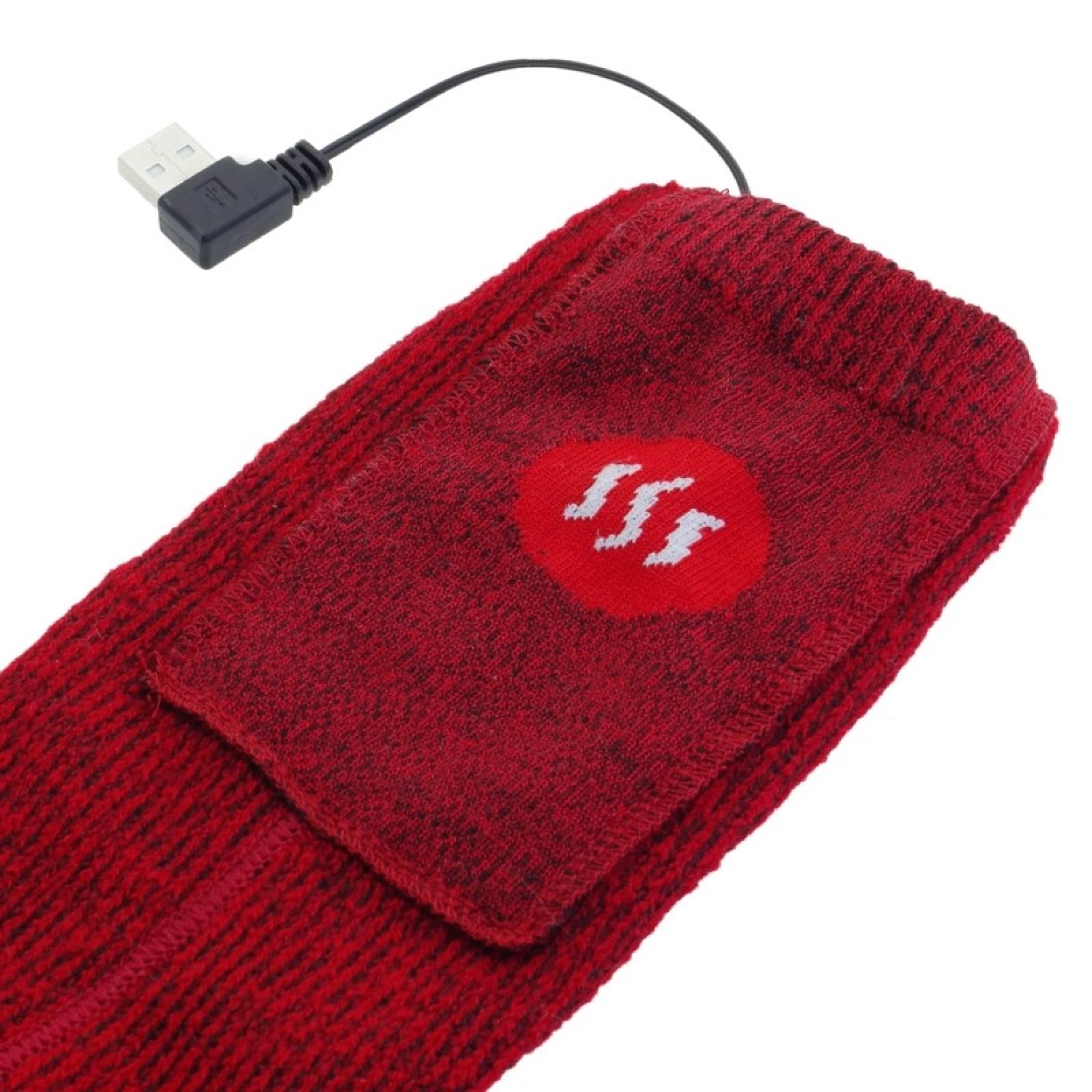 Glovii Heated Socks with Remote M. Red