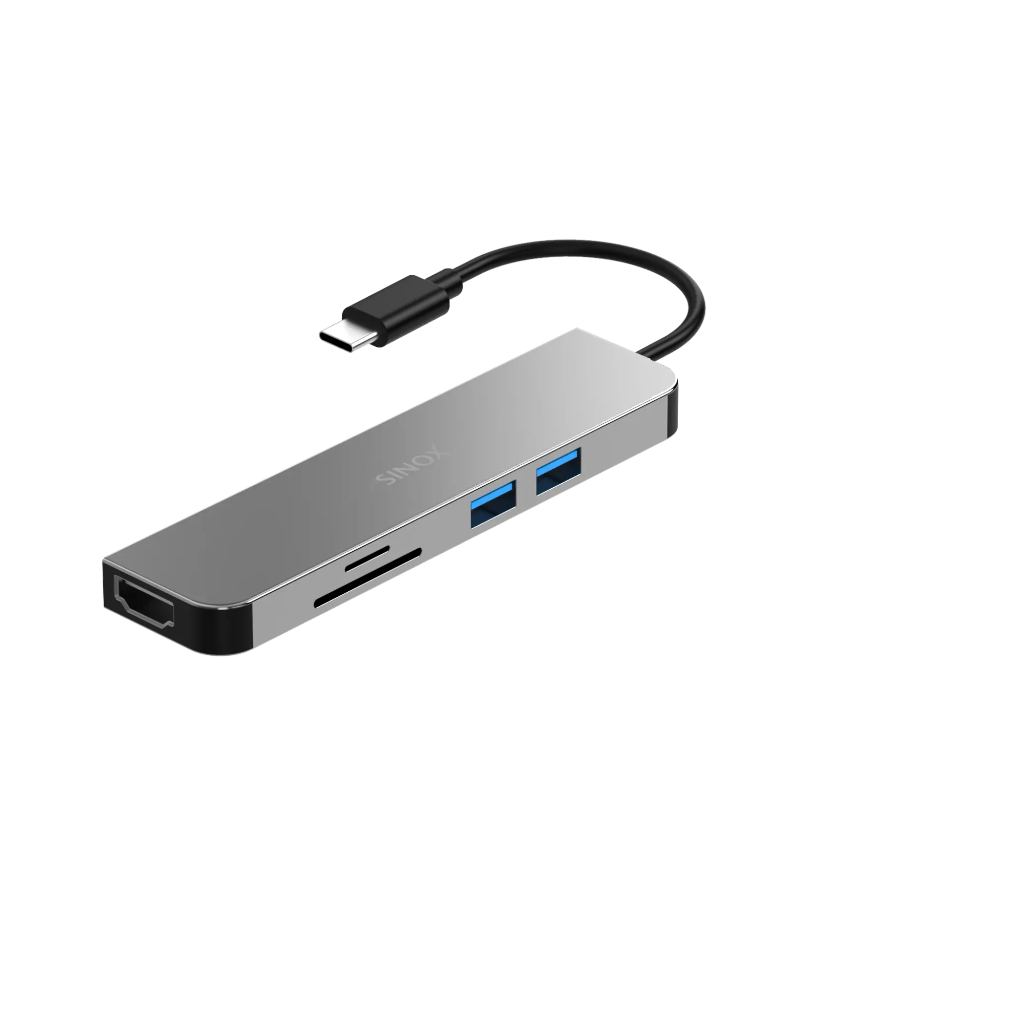 Sinox PRO USB C Hub. Aluminum