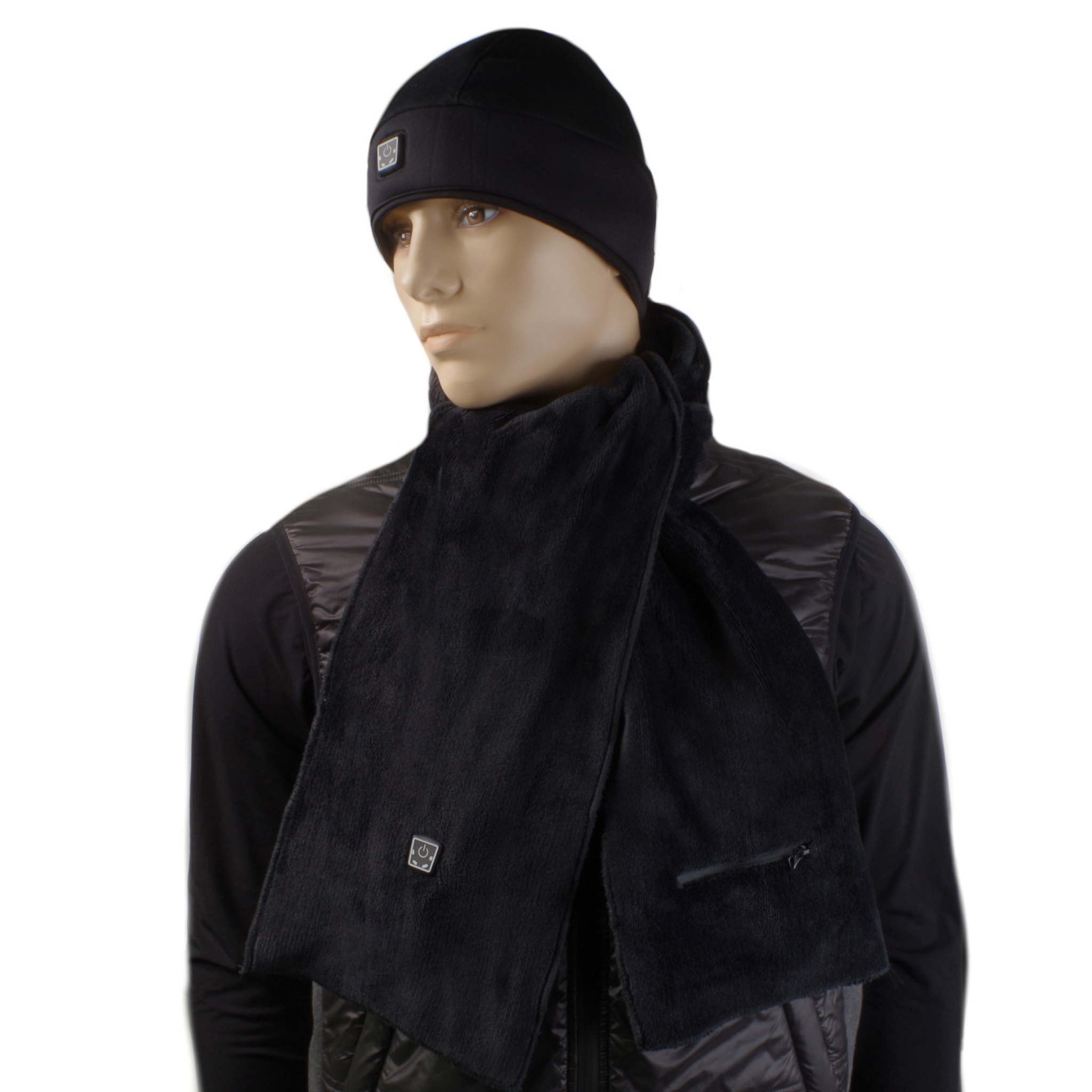 Glovii Heated Scarf. Black Glovii Heated Scarf. Black