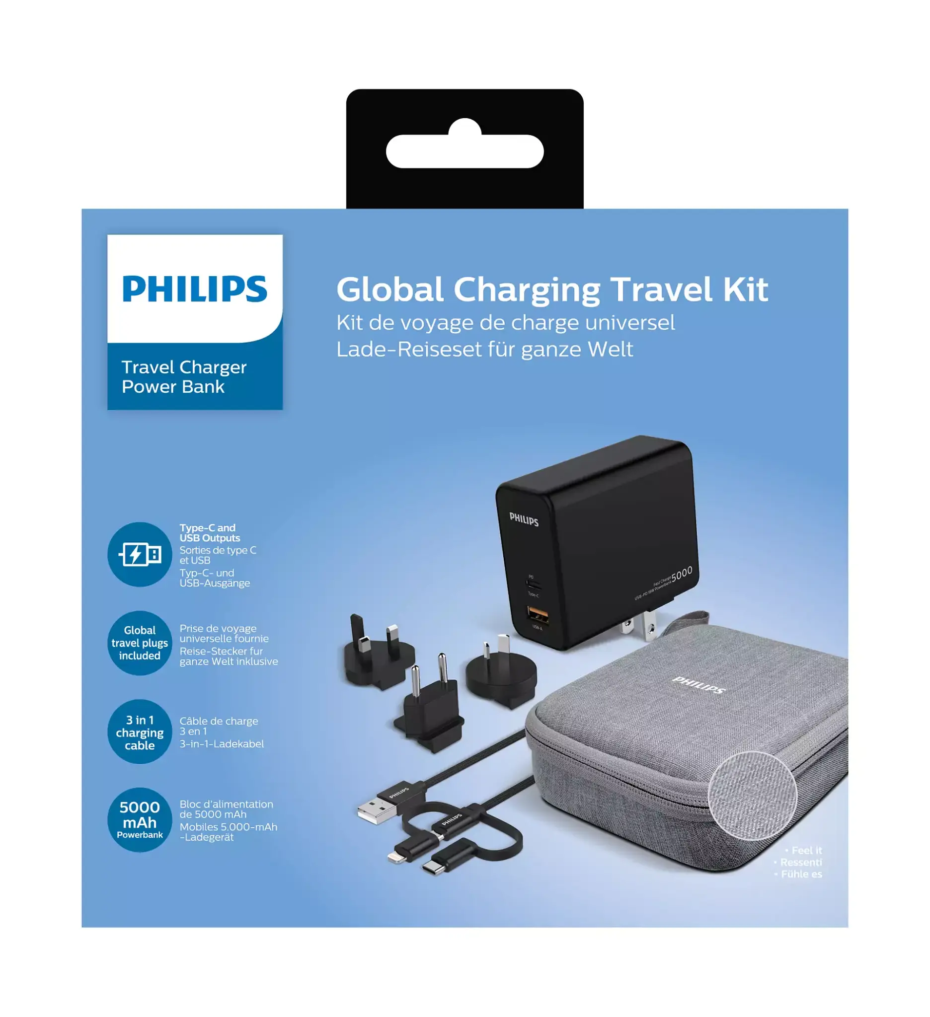 Philips Travel Charger and Power Bank