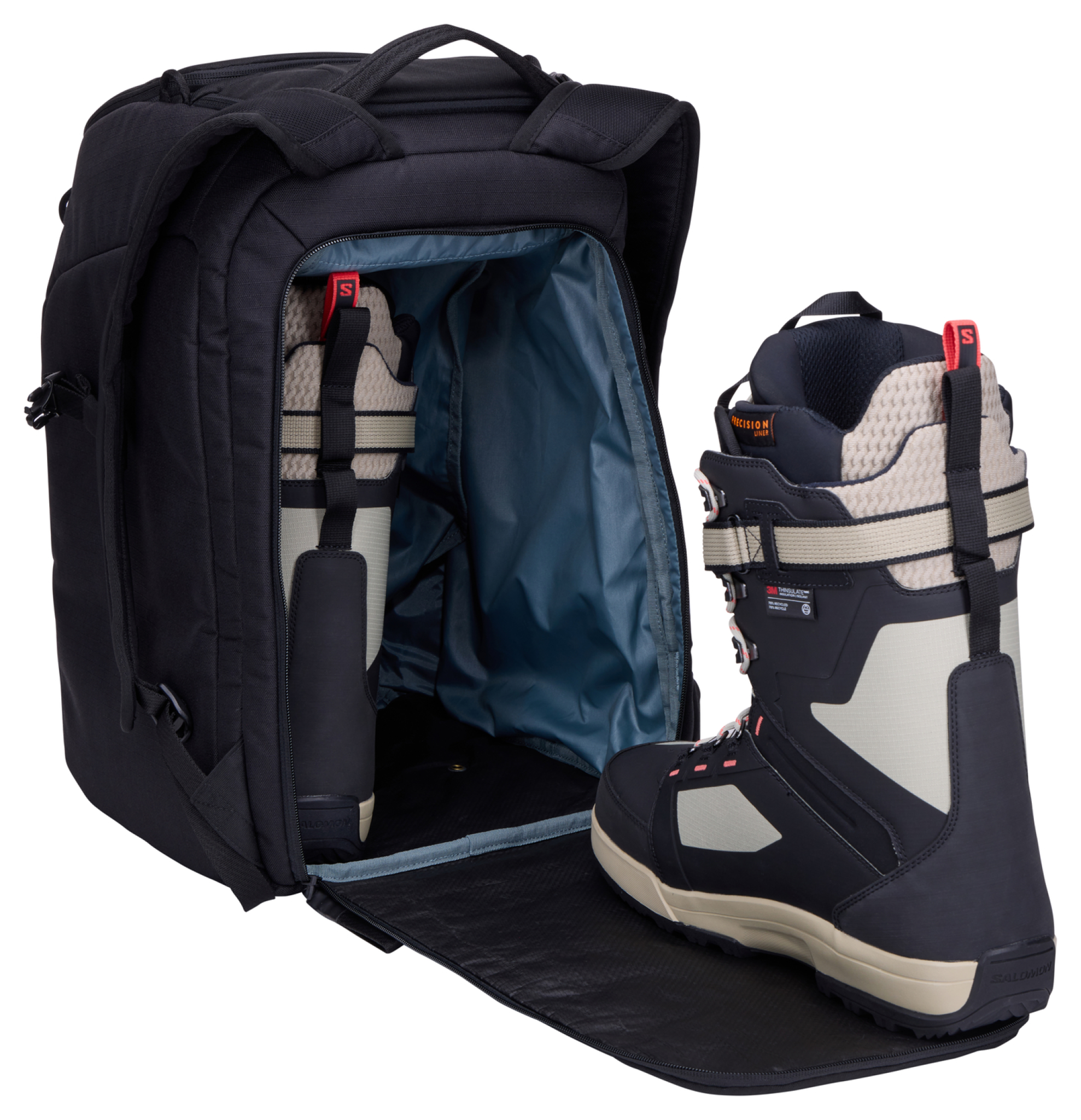 Thule Roundtrip skistøvlerygsæk 45L. Sort
