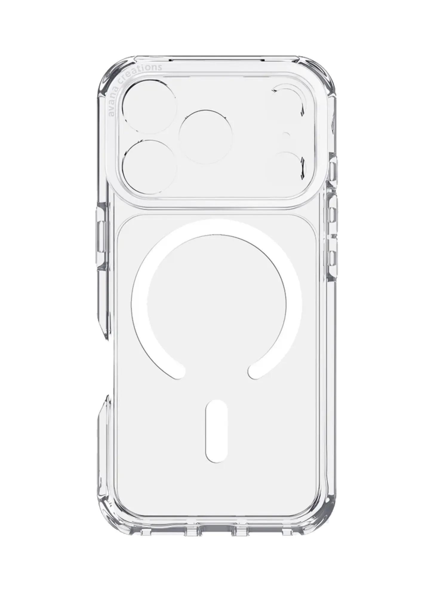 AVANA Ice with MagSafe for iPhone 17/18 Pro Max. Transparent