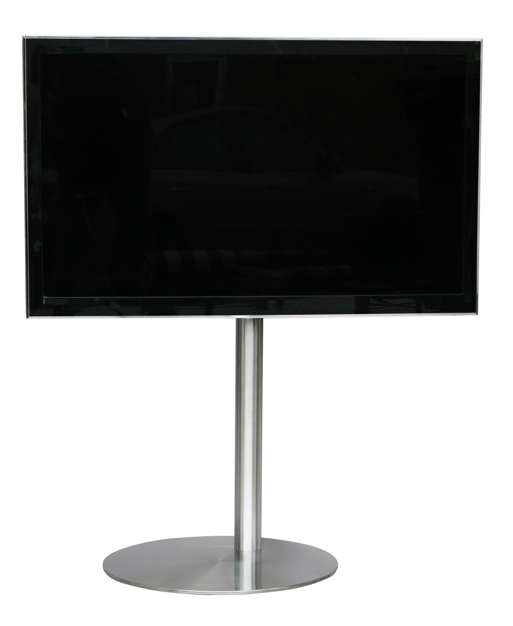 Sinox StandView TV Floor Mount with rotatable top. 26"-65". Alu finish