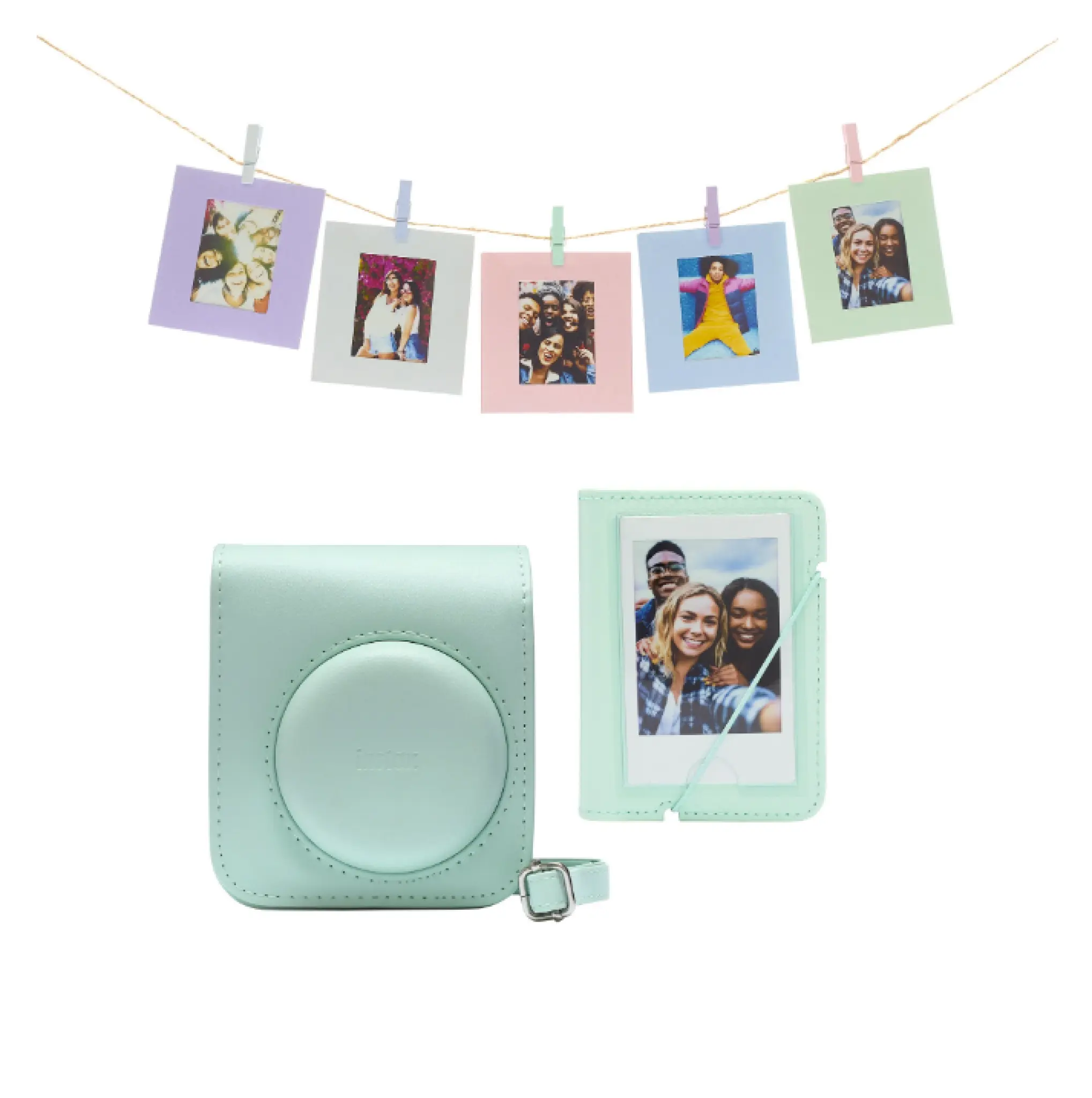 INSTAX Mini 12 Accessory Kit. Mintgrøn