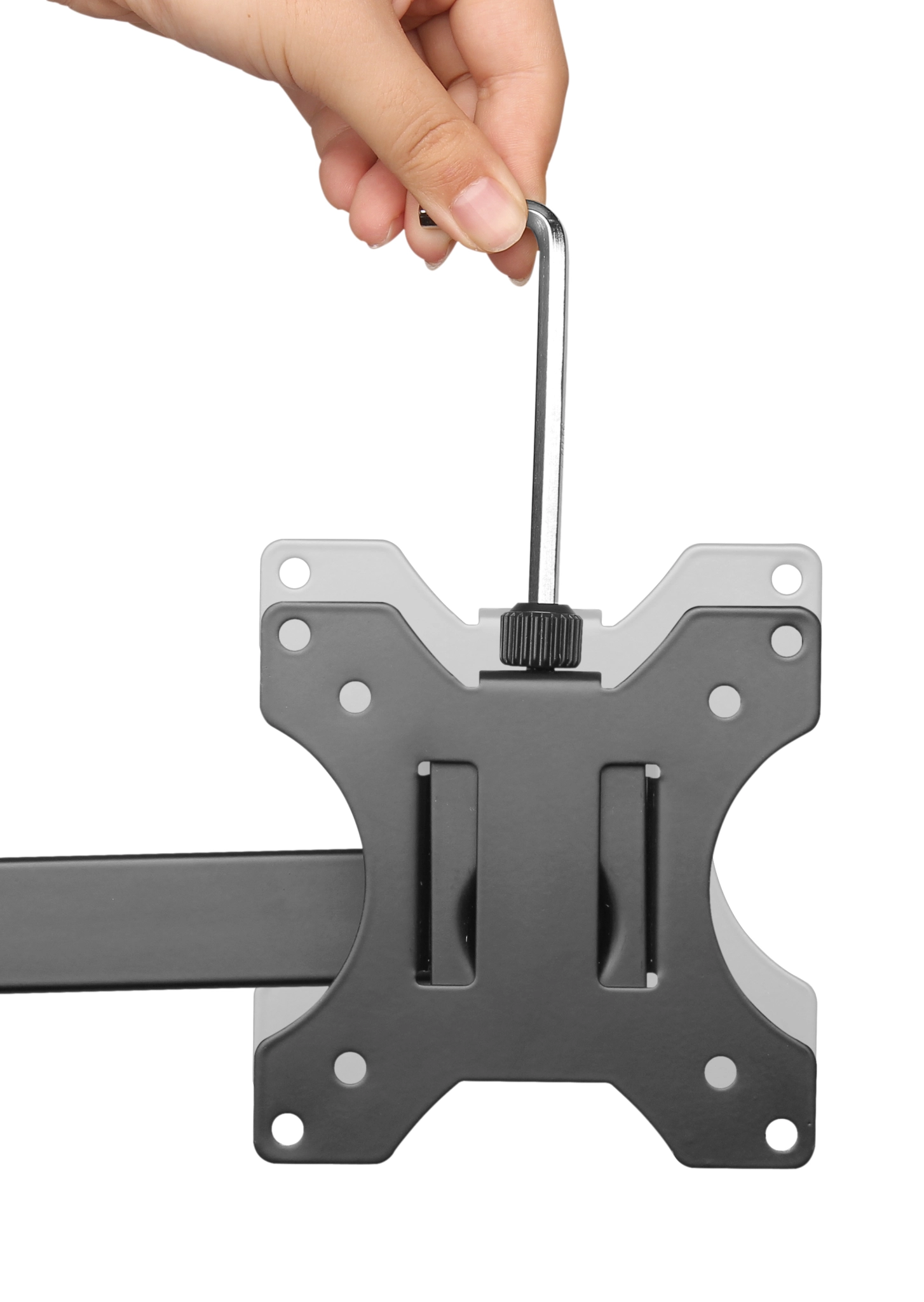 Sinox Office Single Monitor Desk Mount. Up to 32". Black