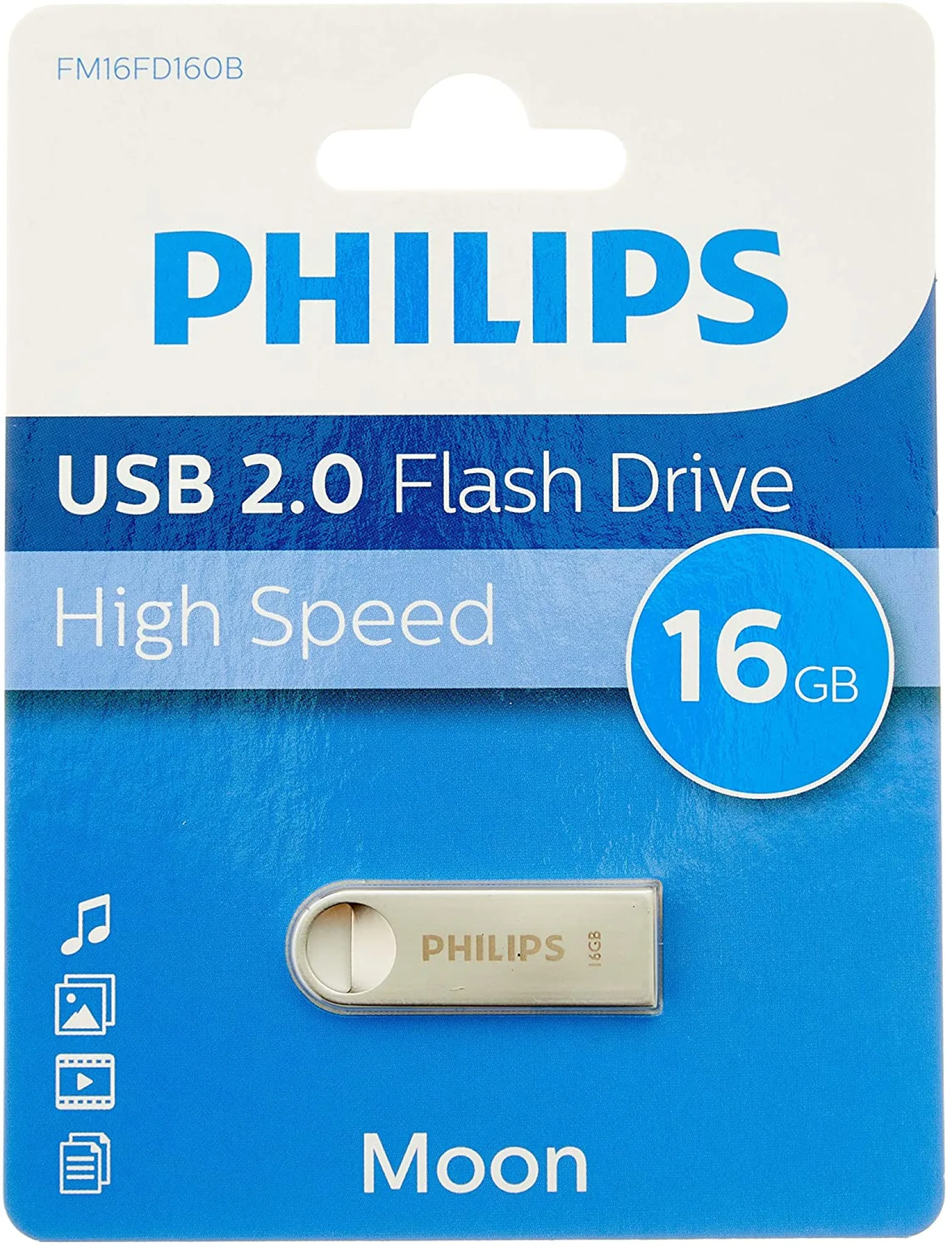 Philips USB Flash Drive. 16GB. Moon edition 2.0