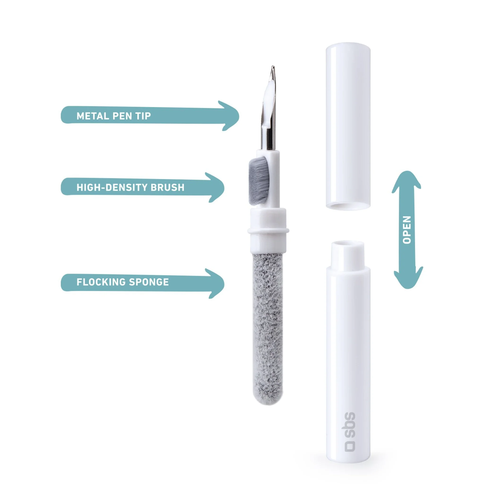 SBS 3-in-1 Cleaning Kit for Earphones