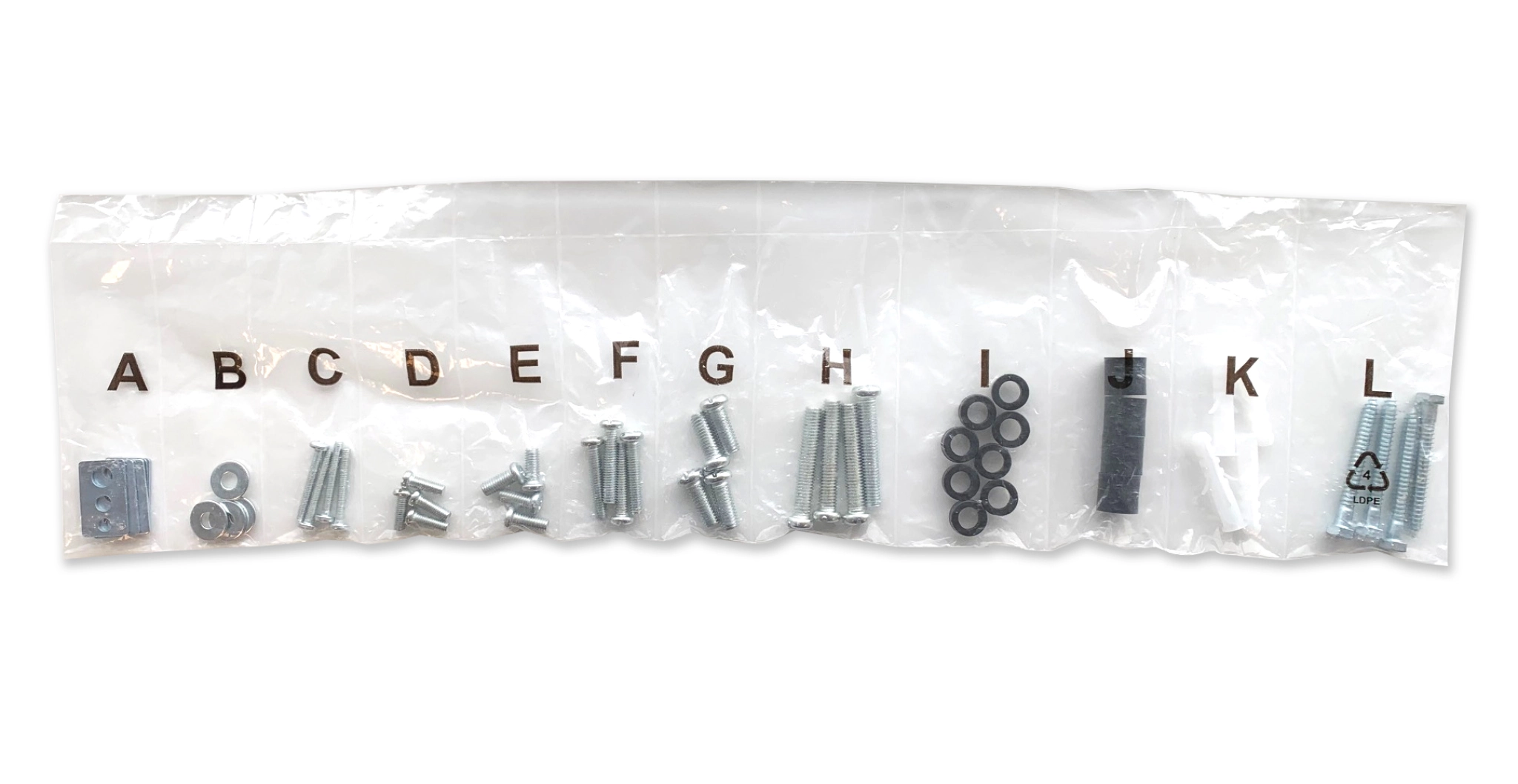 Sinox One Screw Set. 52 pcs