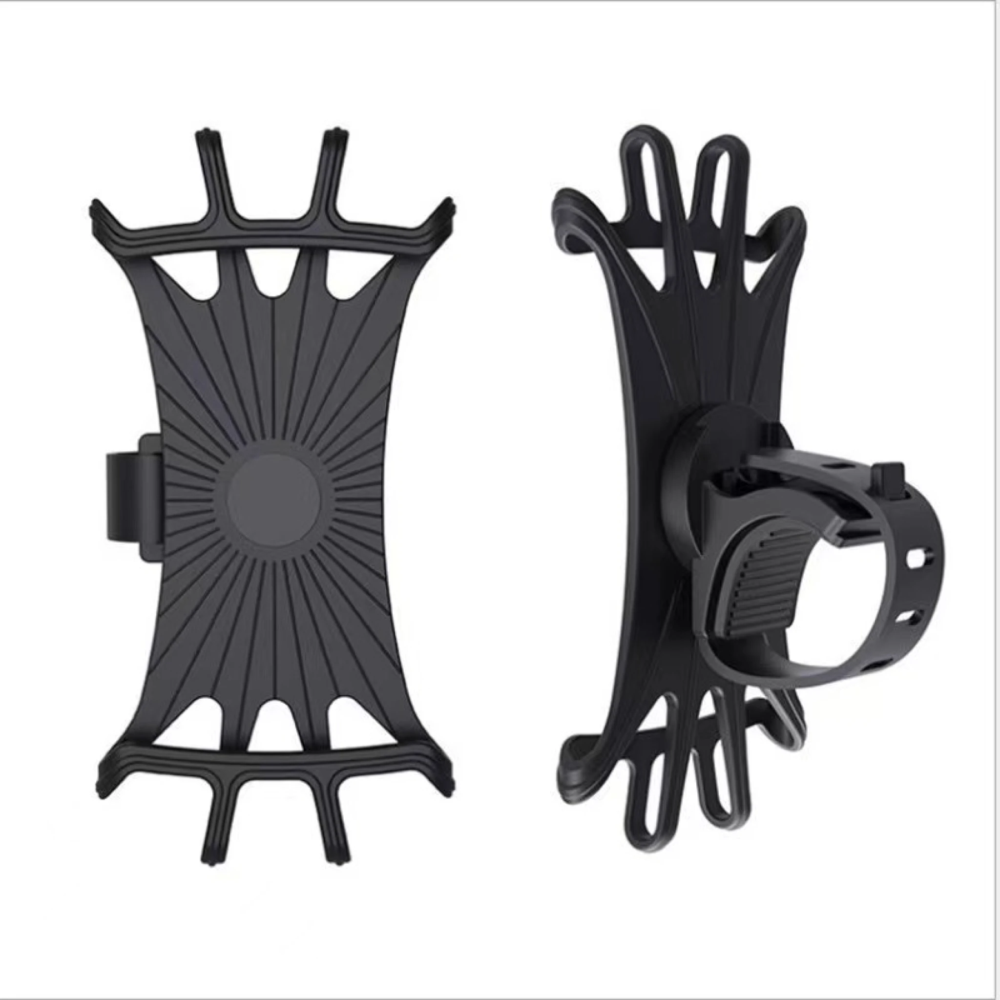 Sinox Lifestyle 360° rotatable mobile phone holder for bicycles and scooters. Black