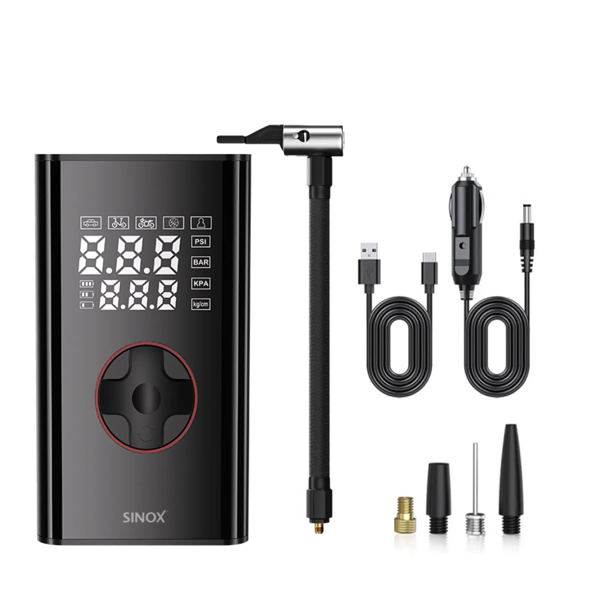 Sinox Lifestyle kompakt kompressor. Sort
