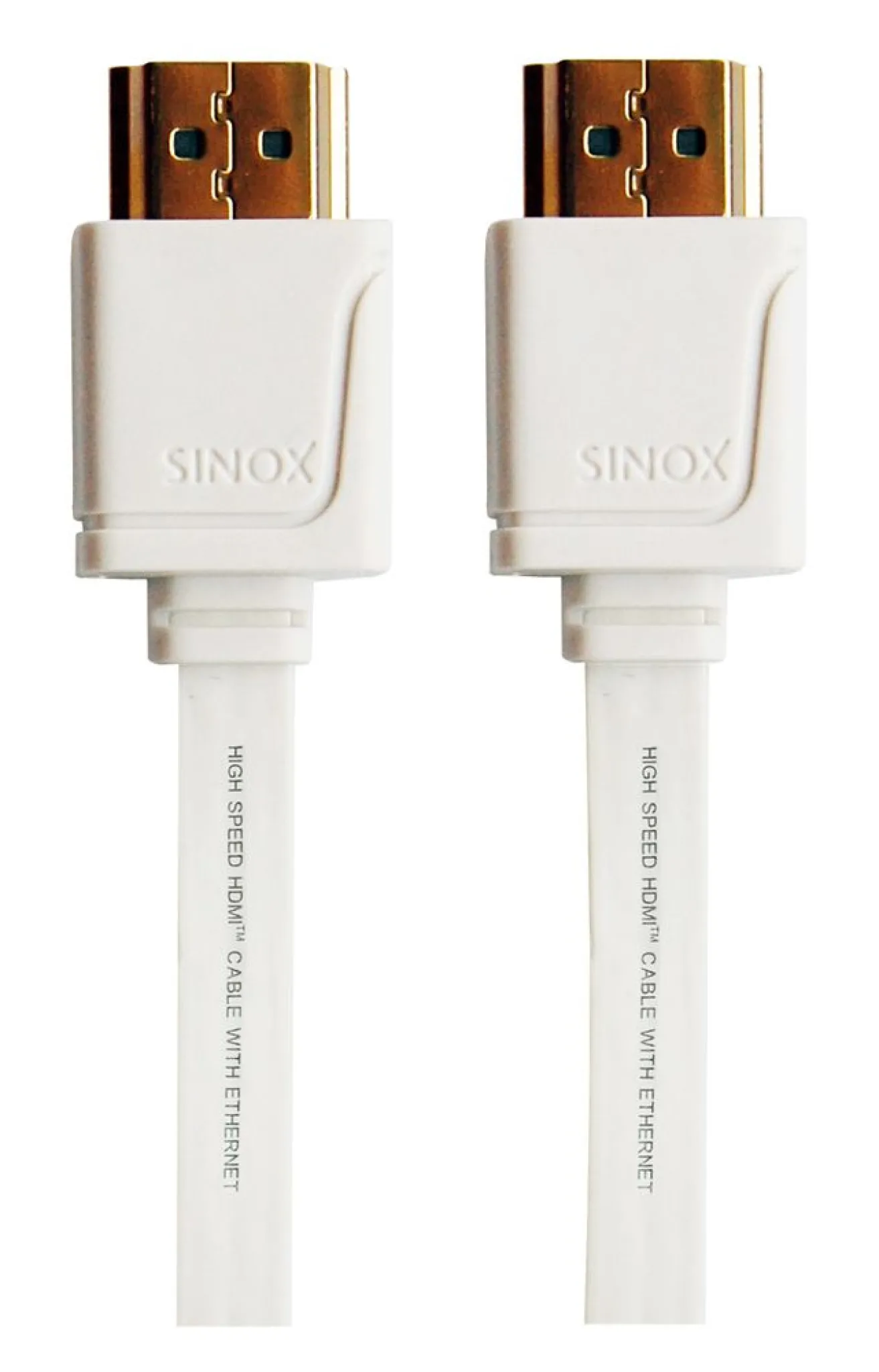 Sinox HDMI™ Flat slim Cable. 3m. White