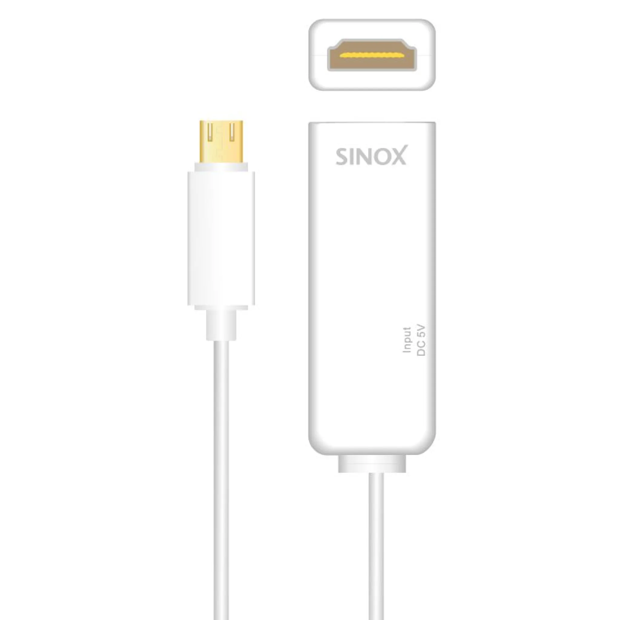 Sinox HDTV Adaptor. 0.2m. White
