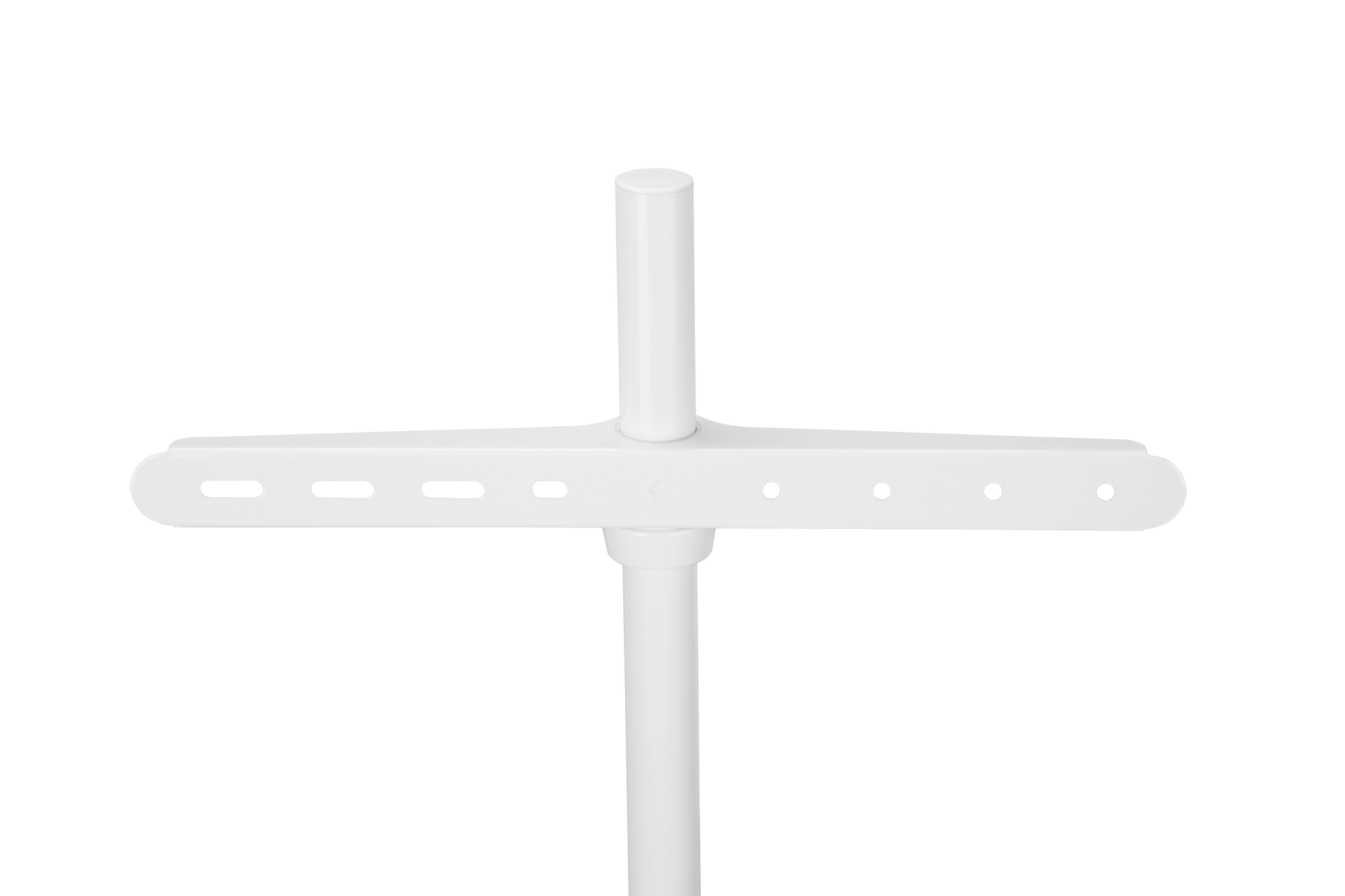 Sinox Tripod TV Floor Stand. 50"-65". White & Beech