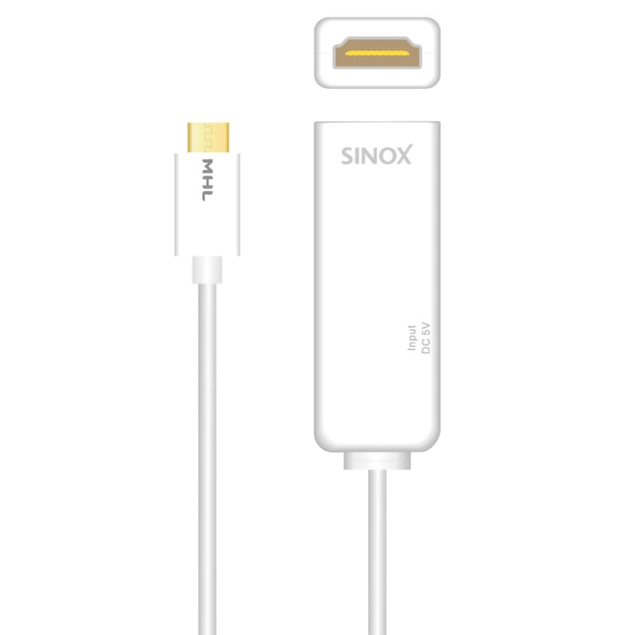 Sinox HDTV Adaptor. 0.2m. White