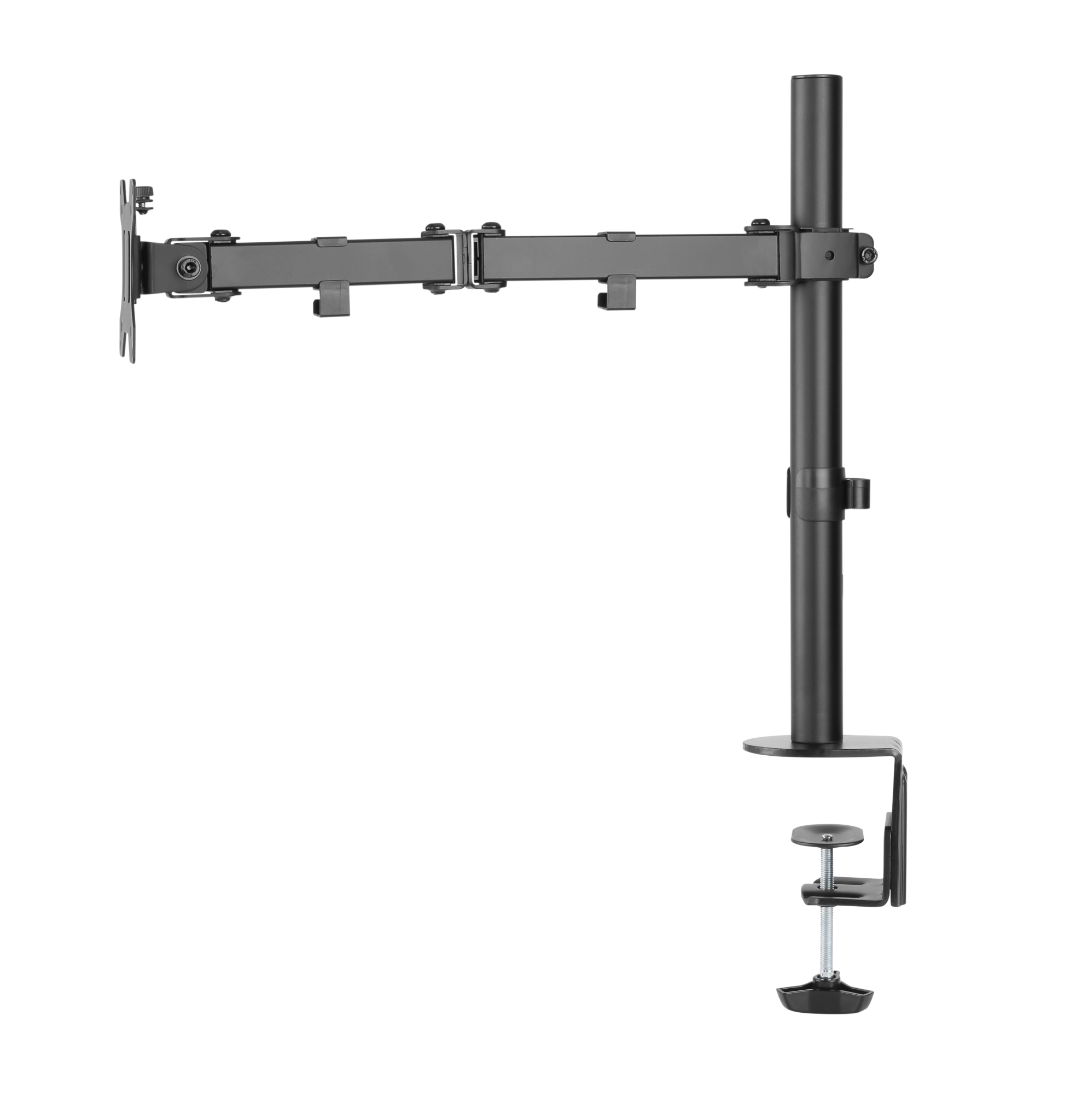 Sinox Office Single Monitor Desk Mount. Up to 32". Black