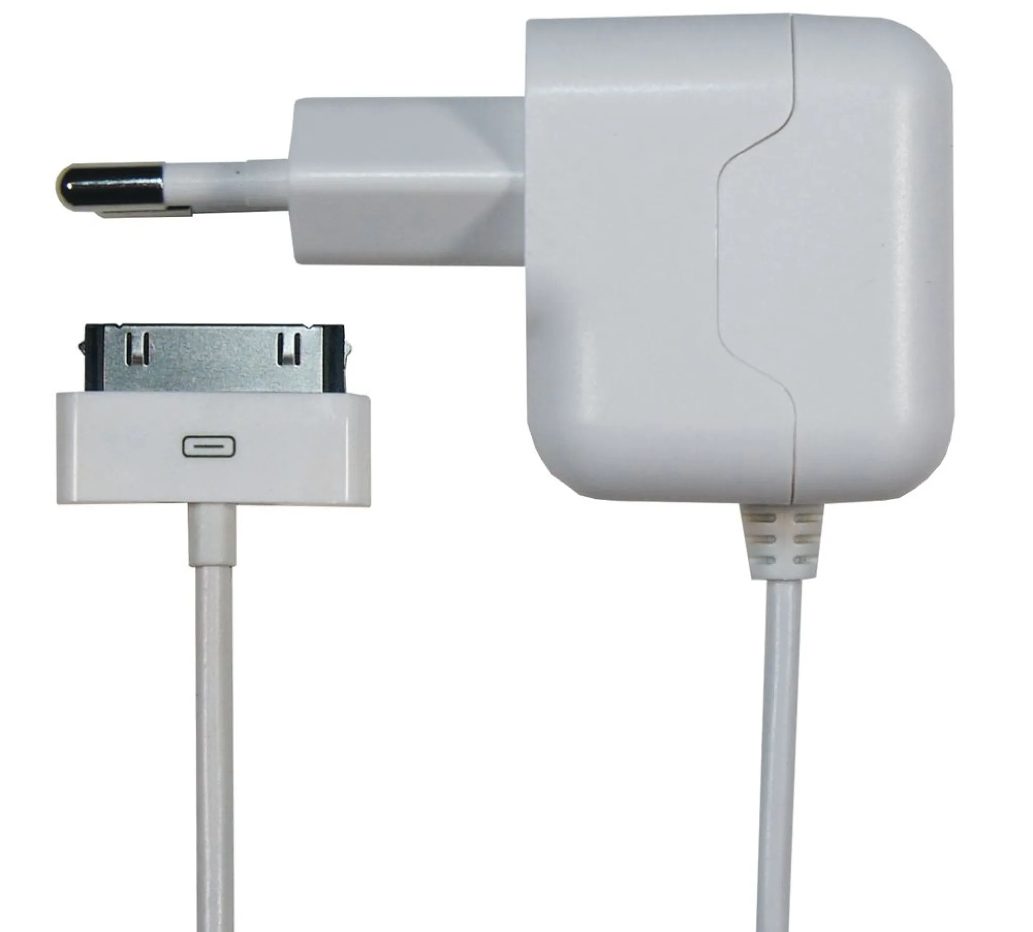 Sinox 230V Apple™ 30-pin Charger w/MFI chip. 1m. White