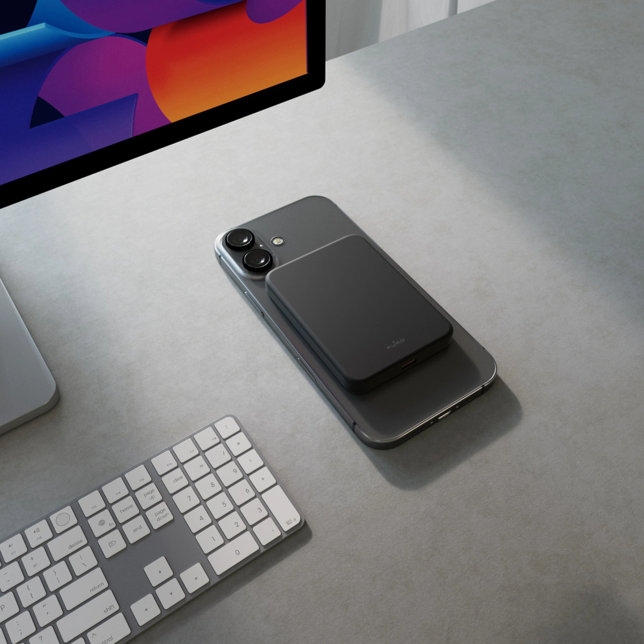 PURO Power Bank Wireless “Mini Power Mag” 4200 mAh for iPhone