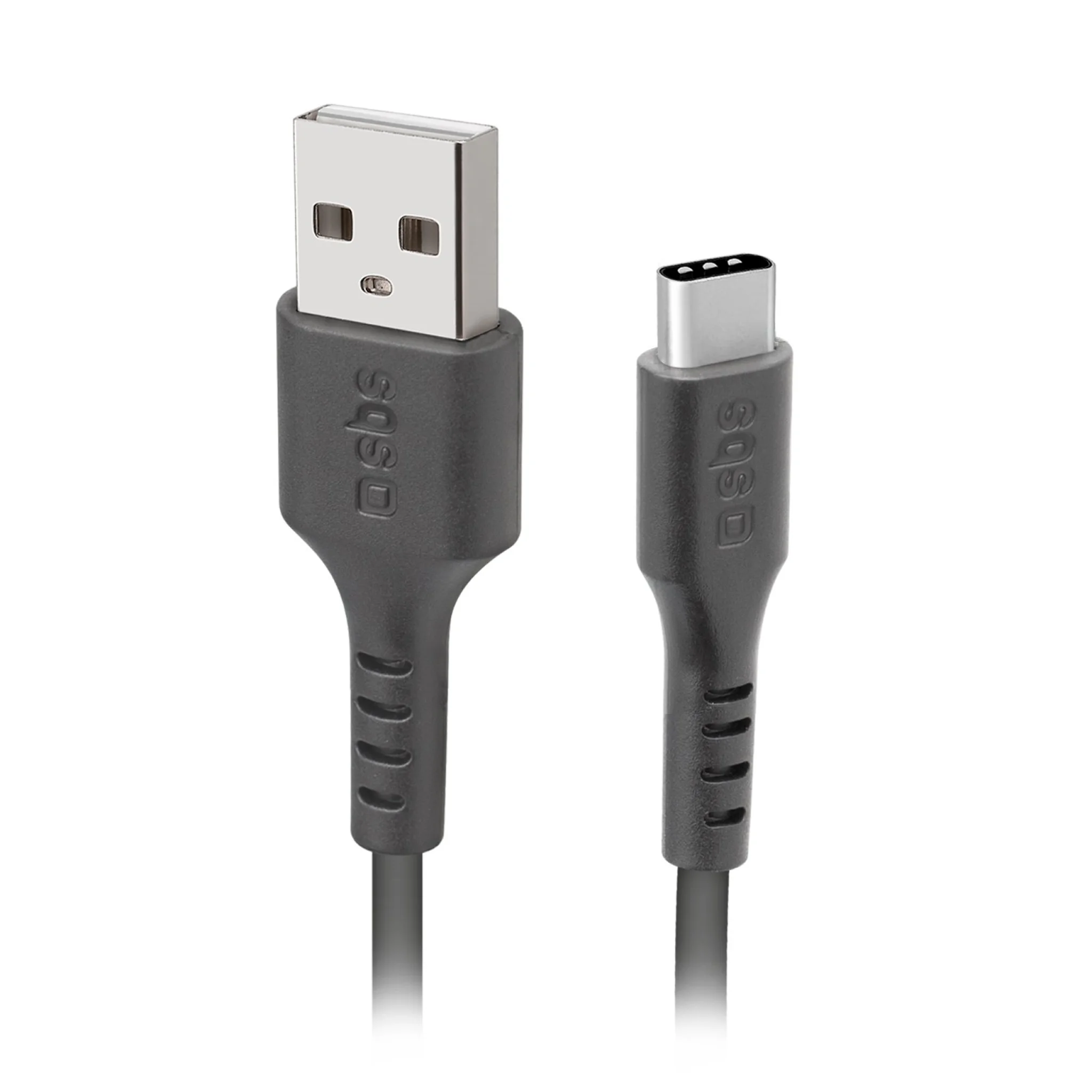 SBS Data and Charging Cable USB 2.0 - USB C. 1m. Black