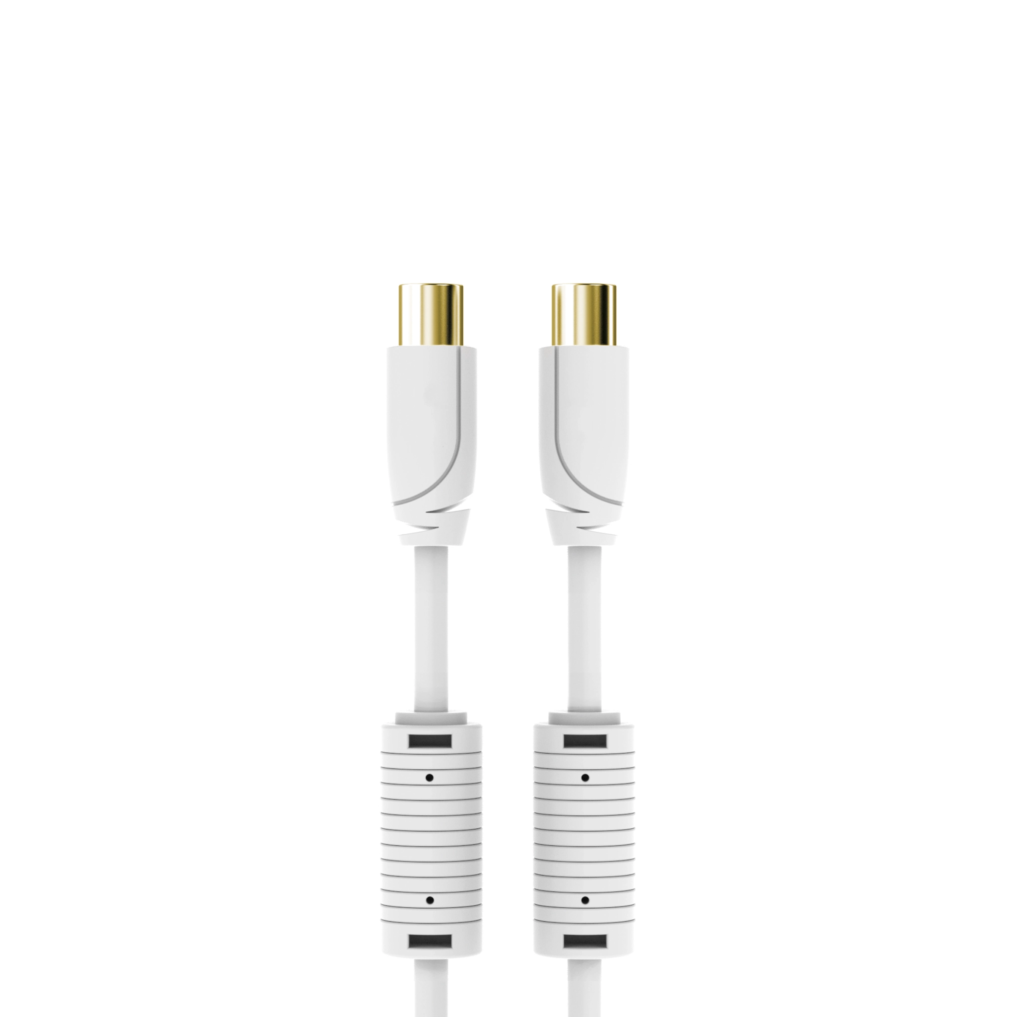 Sinox Antenna Cable YouSee Ready & Stofa approved. 15m. White