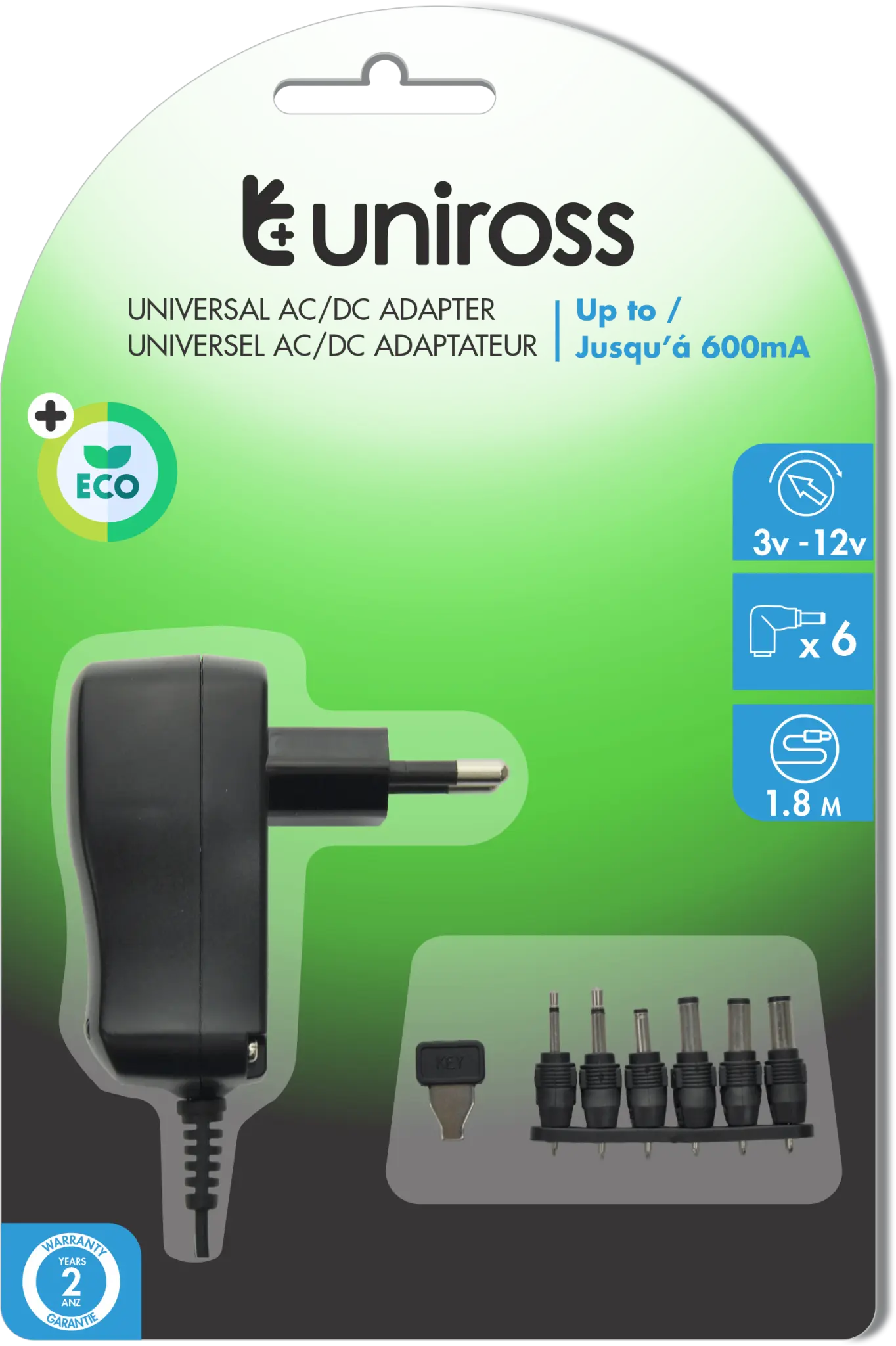 Uniross Power Supply 0.6A