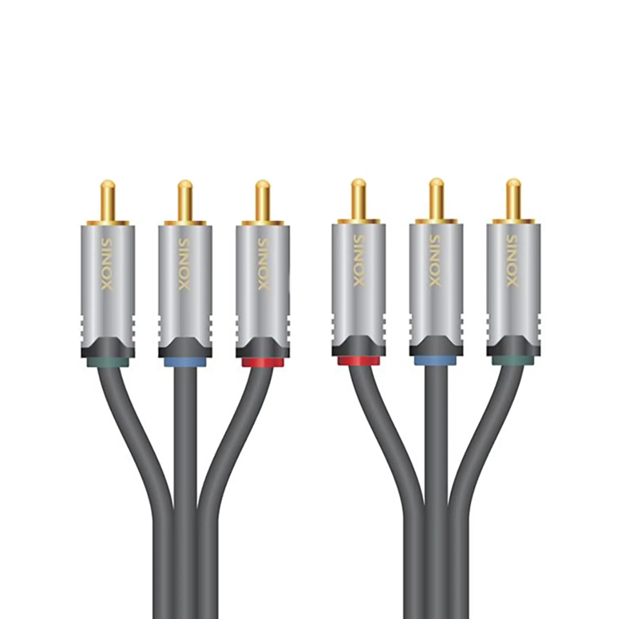 Sinox SHD Composite Cable. 1.5m. Grey/Black