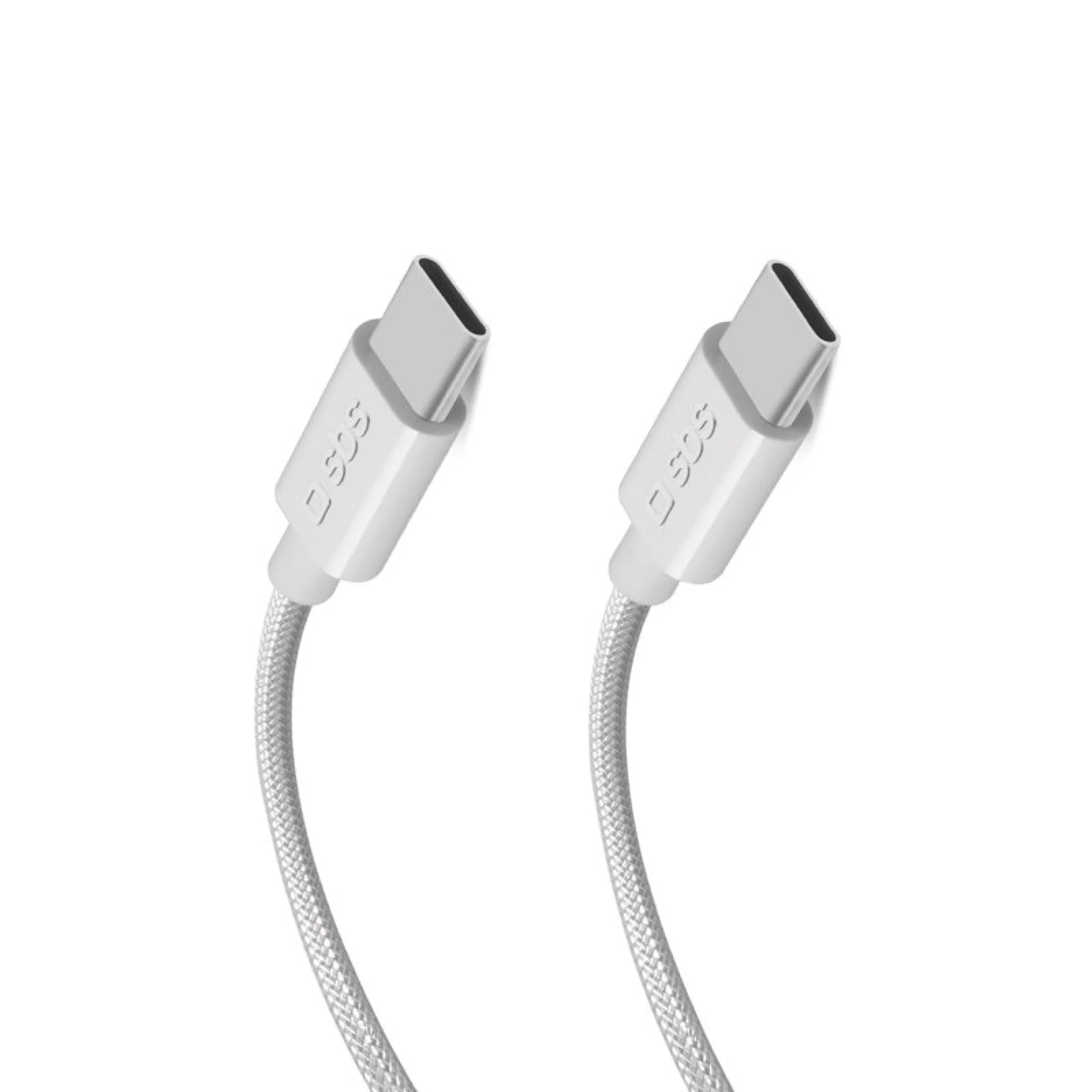 SBS USB-C 3.2 100W PD charging & data cable. 1.5m. Grey