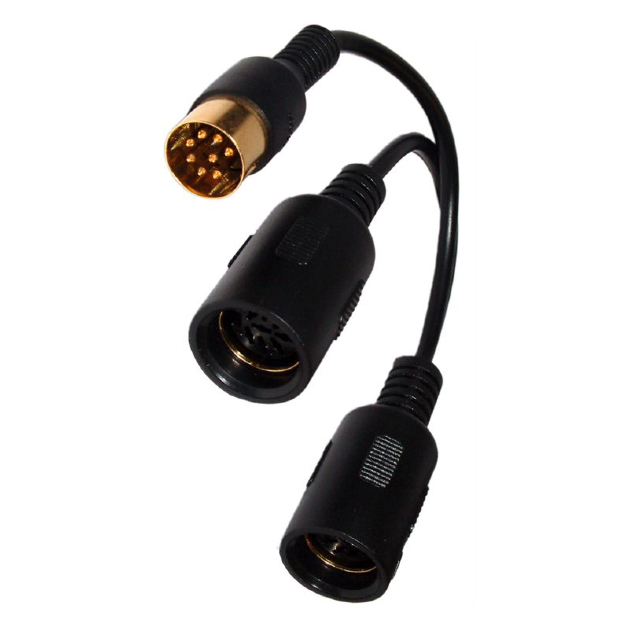 Cavus Adapter Cable 8-pin DIN. 0.15m. Black